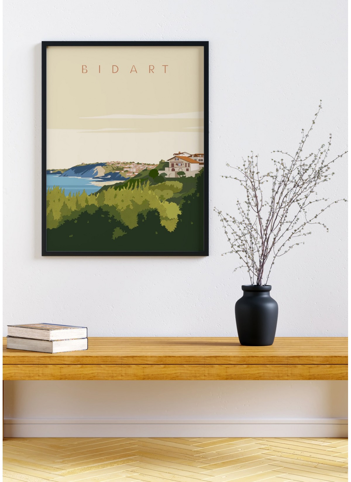 Affiche ville Bidart