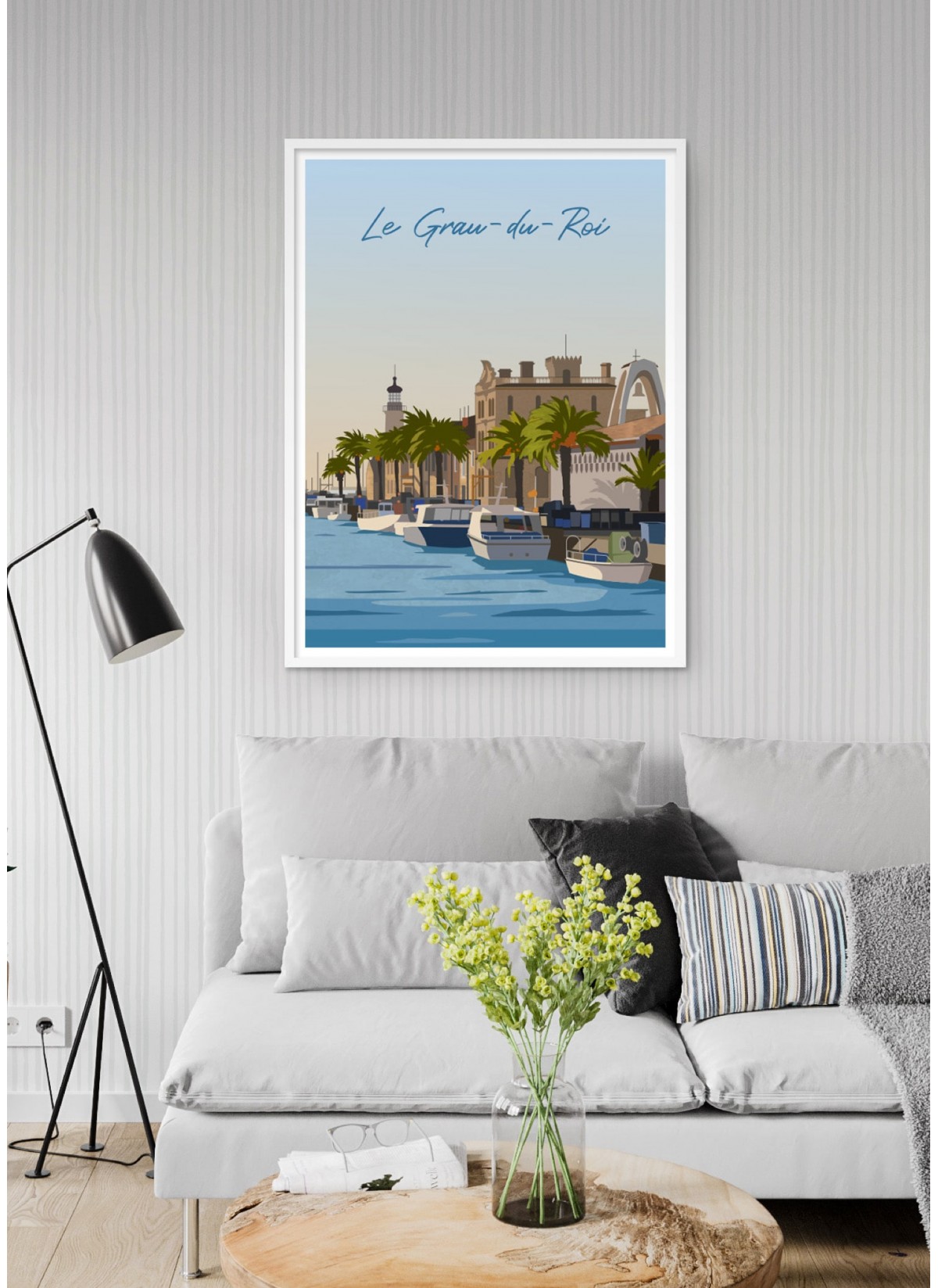 Affiche ville Le Grau-du-Roi