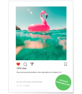 Affiche pêle-mêle photo personnalisable | L’Afficherie