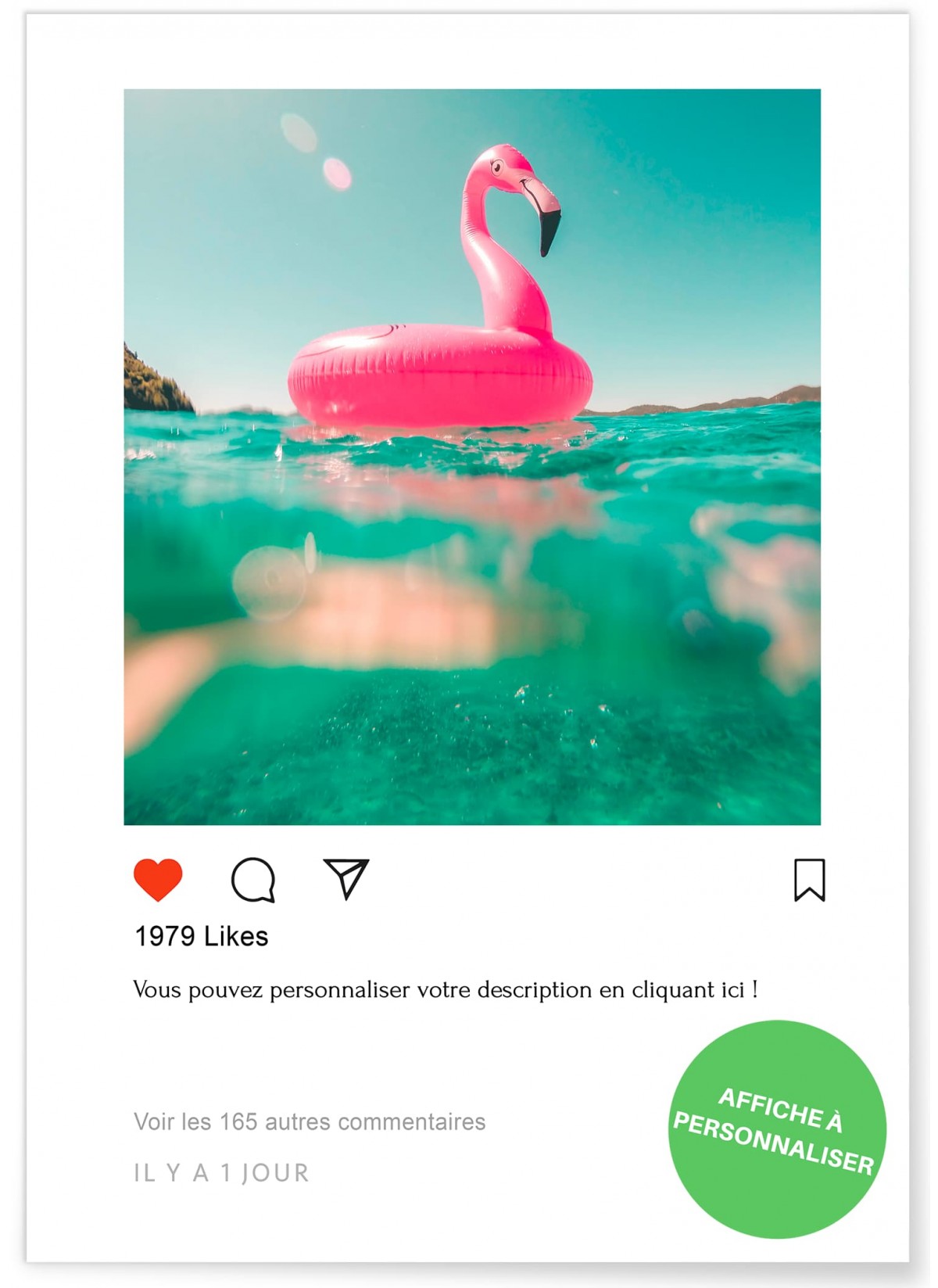 Affiche pêle-mêle photo personnalisable | L’Afficherie
