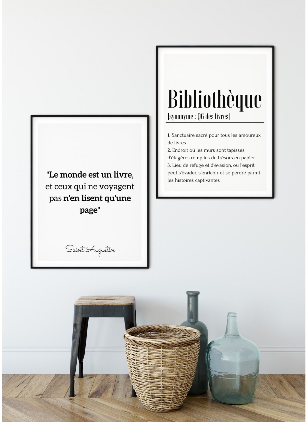 Affiche Définition Bibliothèque