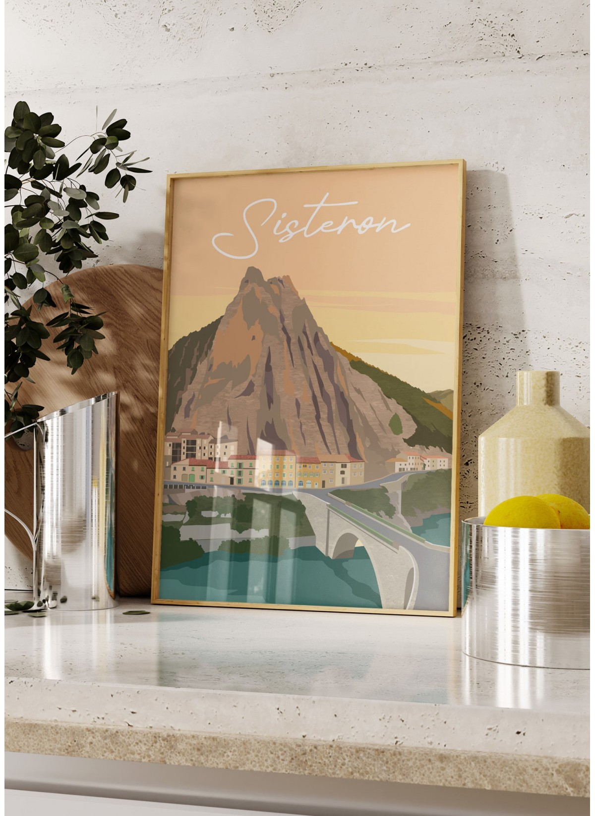 Affiche ville Sisteron