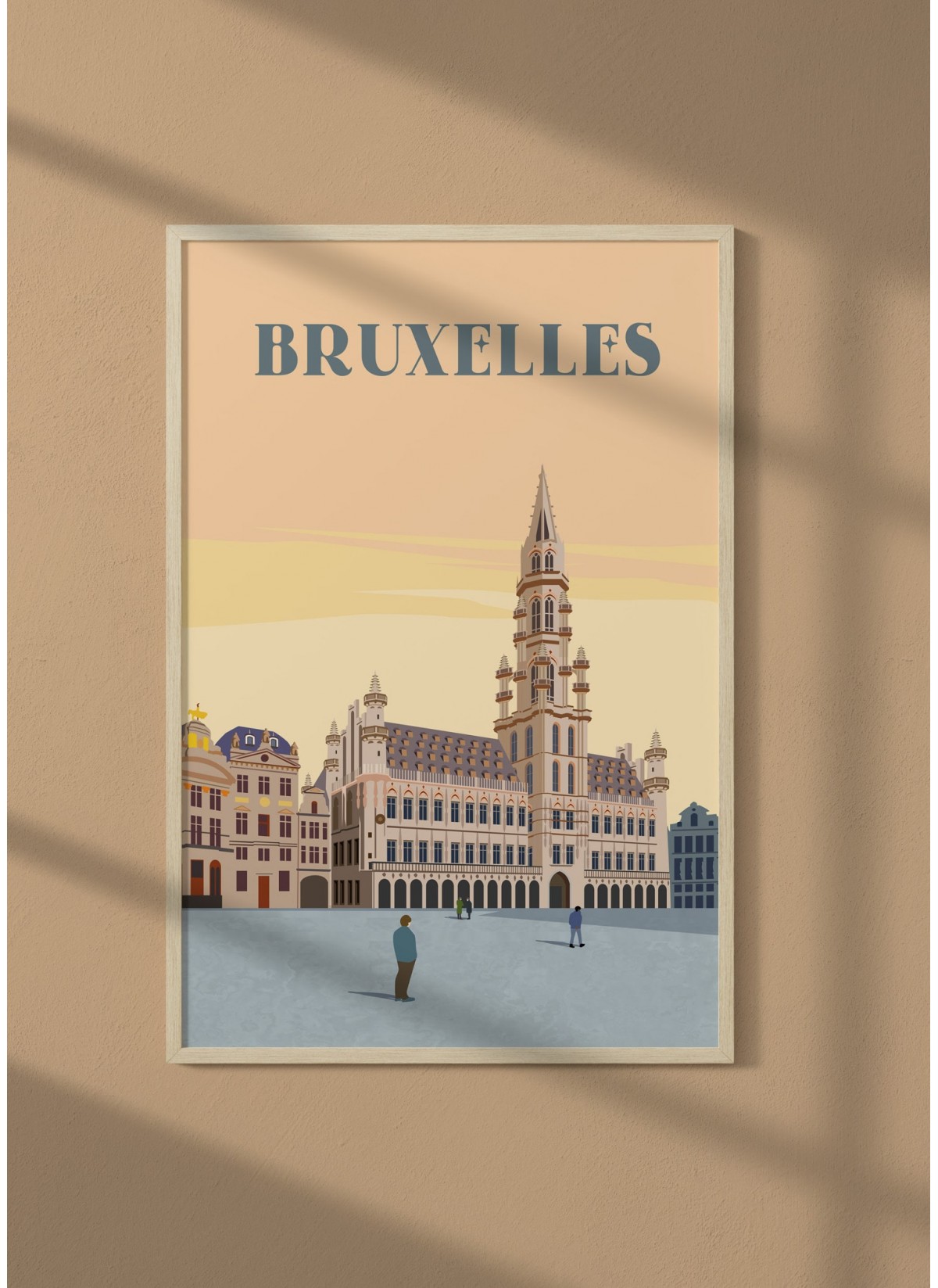 Affiche ville Bruxelles
