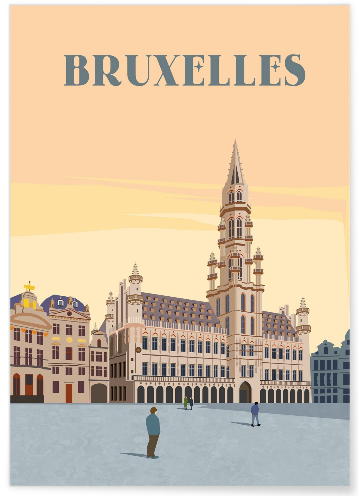 Affiche ville Bruxelles