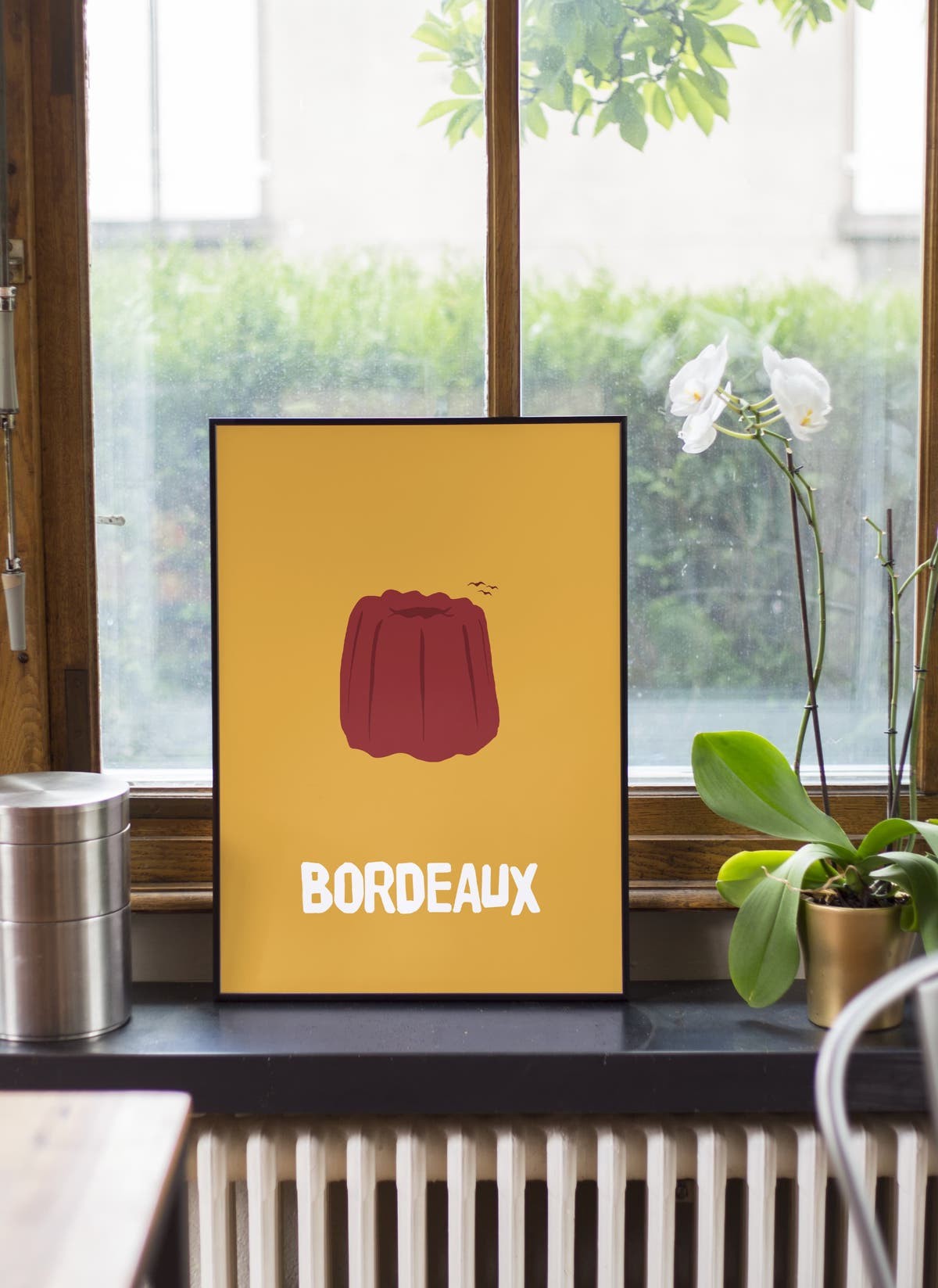 Affiche ville Minimaliste Bordeaux, affiche decoration| L’Afficherie
