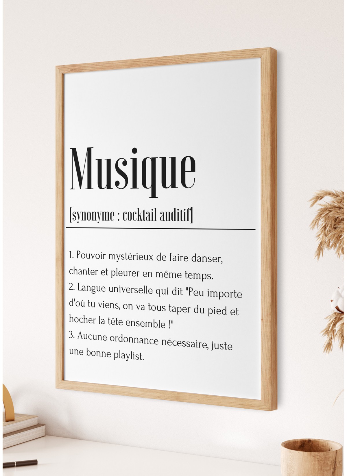 Affiche Définition Musique