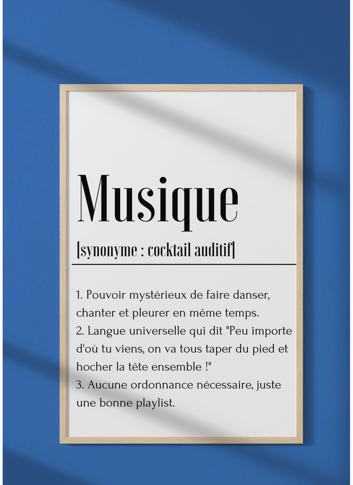 Affiche Définition Musique