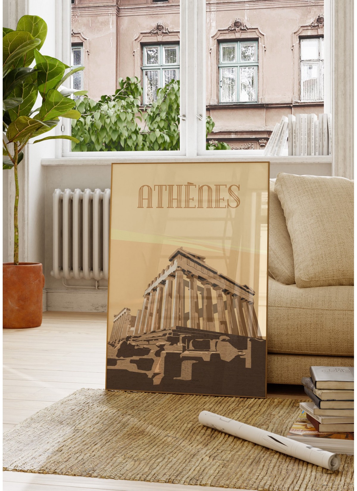 Affiche ville Athènes