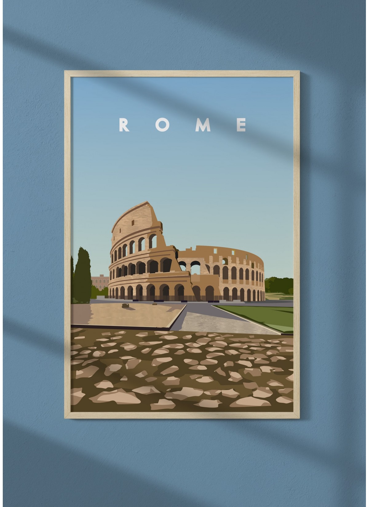 Affiche ville Rome