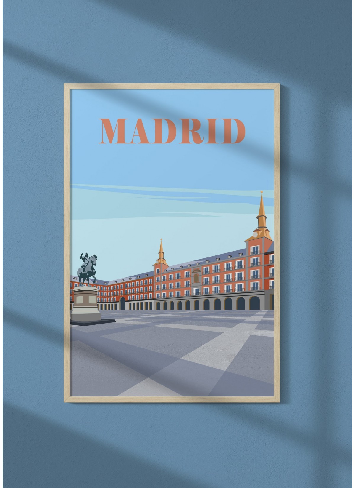 Affiche ville Madrid