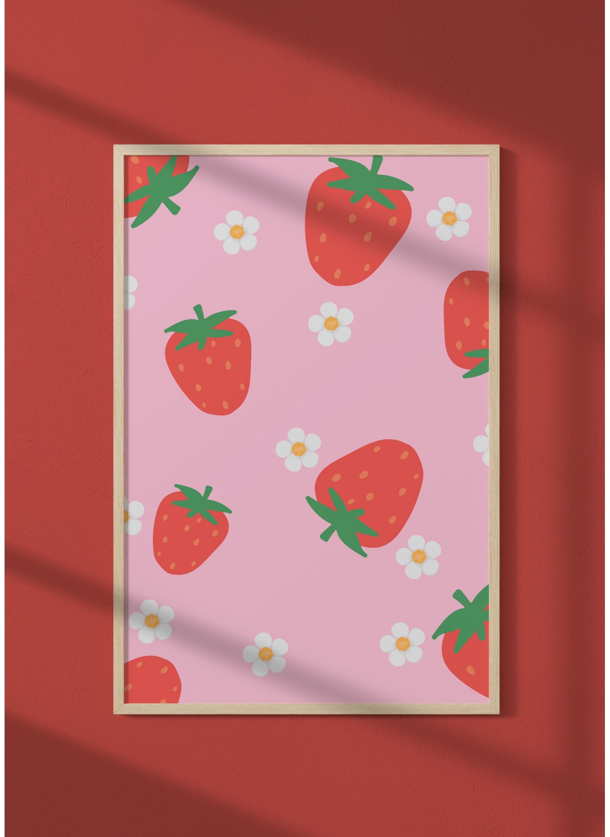 Affiche Fraises