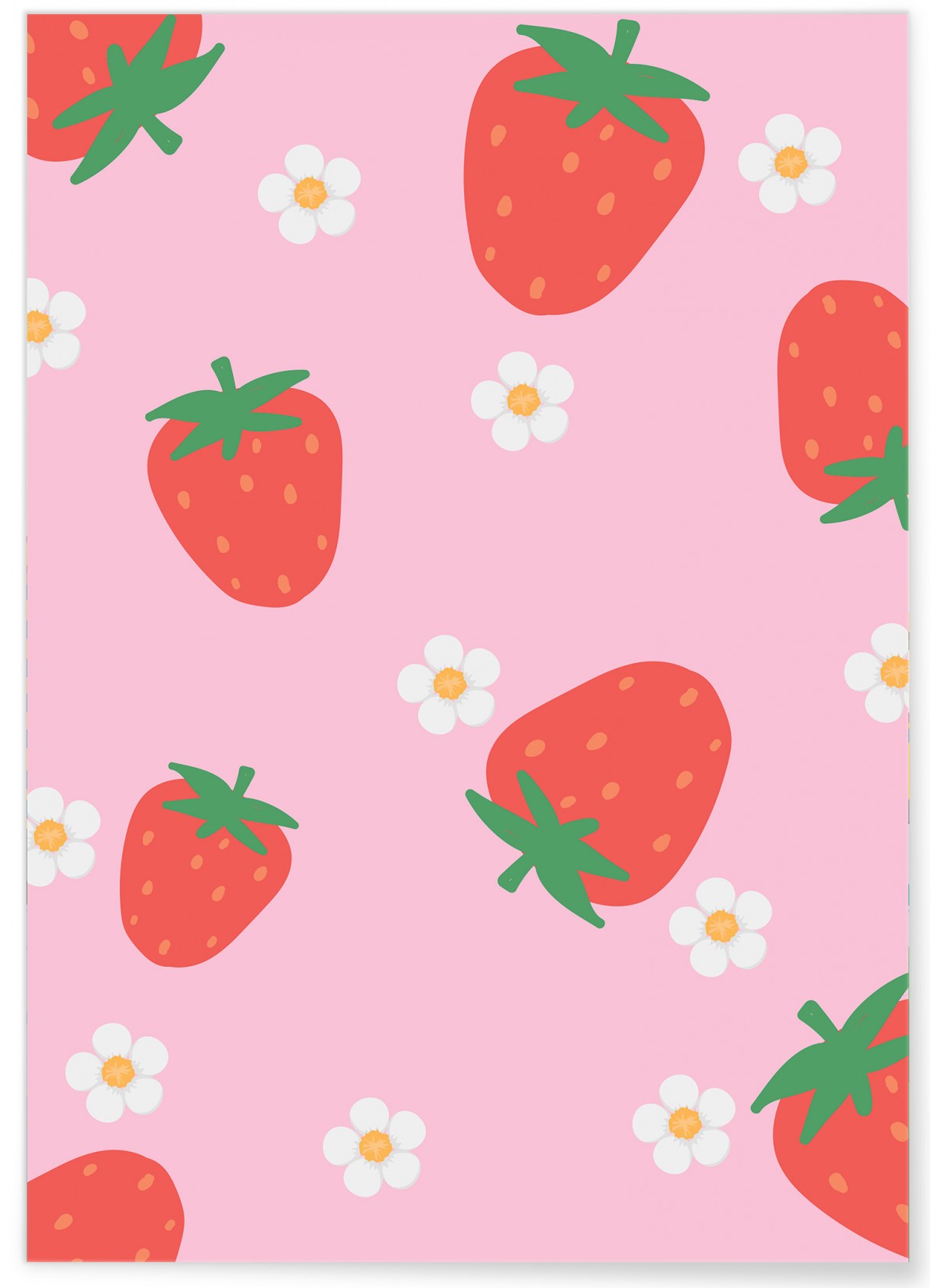 Affiche Fraises