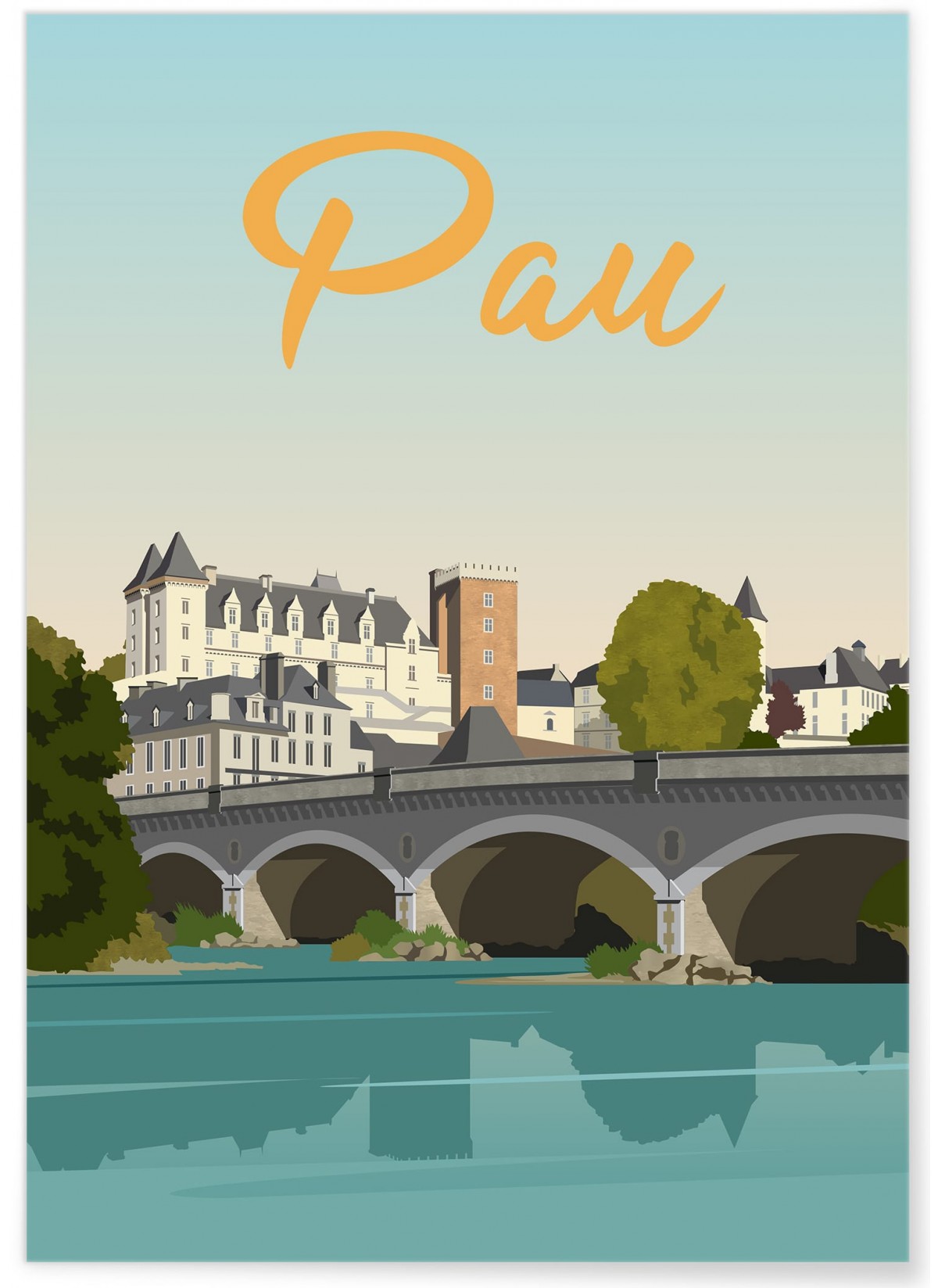 Affiche ville Pau 2
