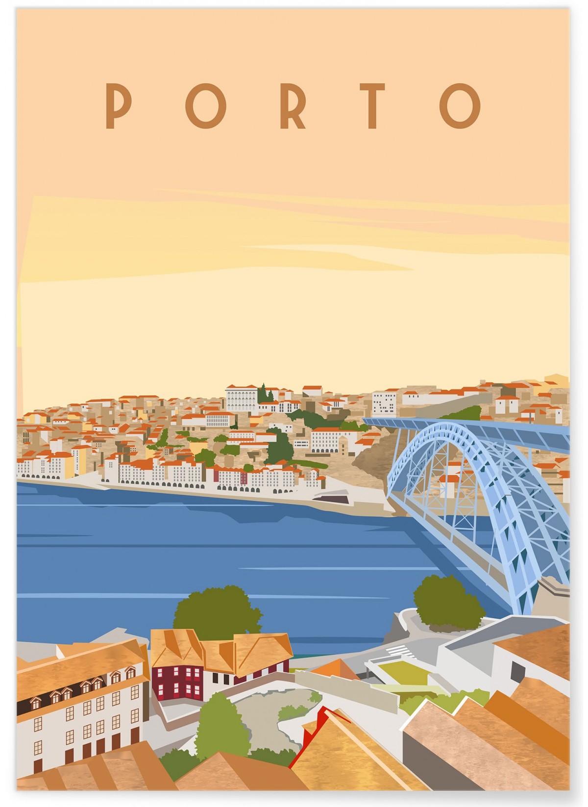 Affiche ville Porto