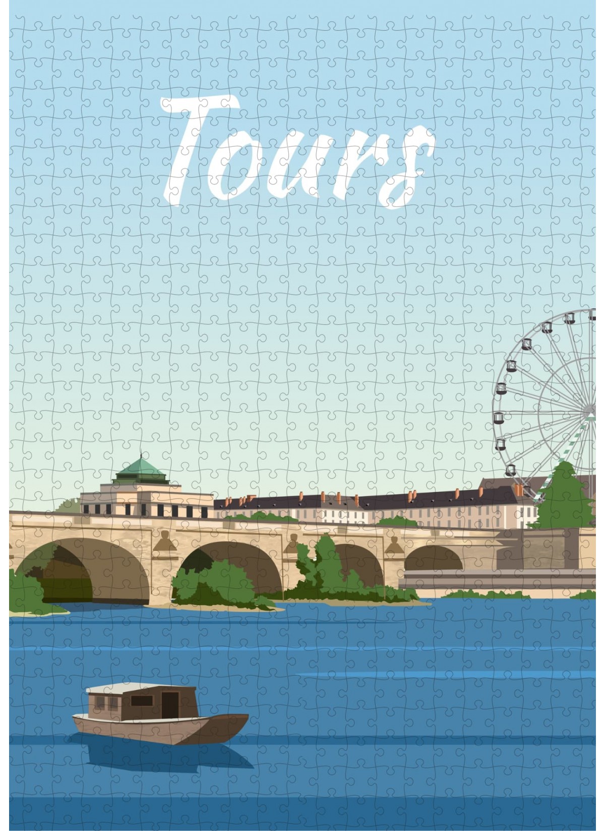 Puzzle Tours - pont Wilson | 500 pièces
