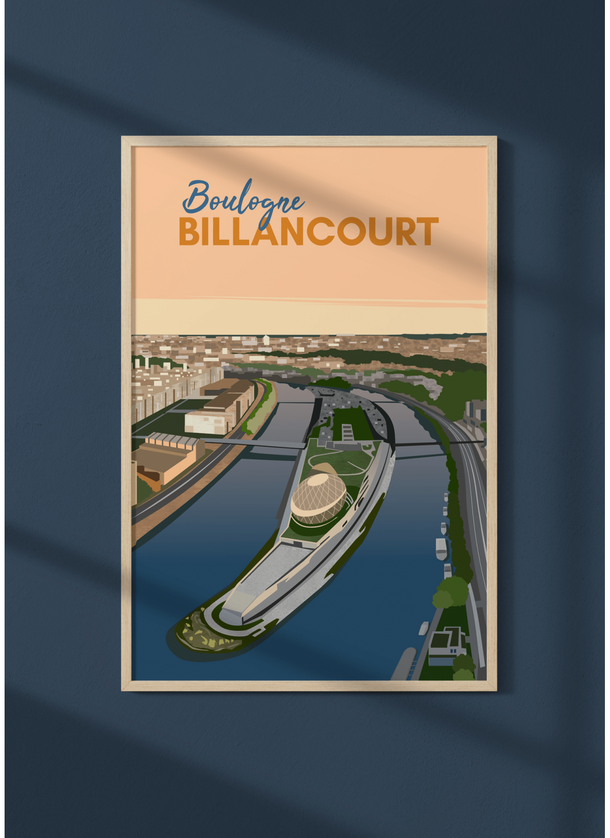 Affiche ville Boulogne-Billancourt