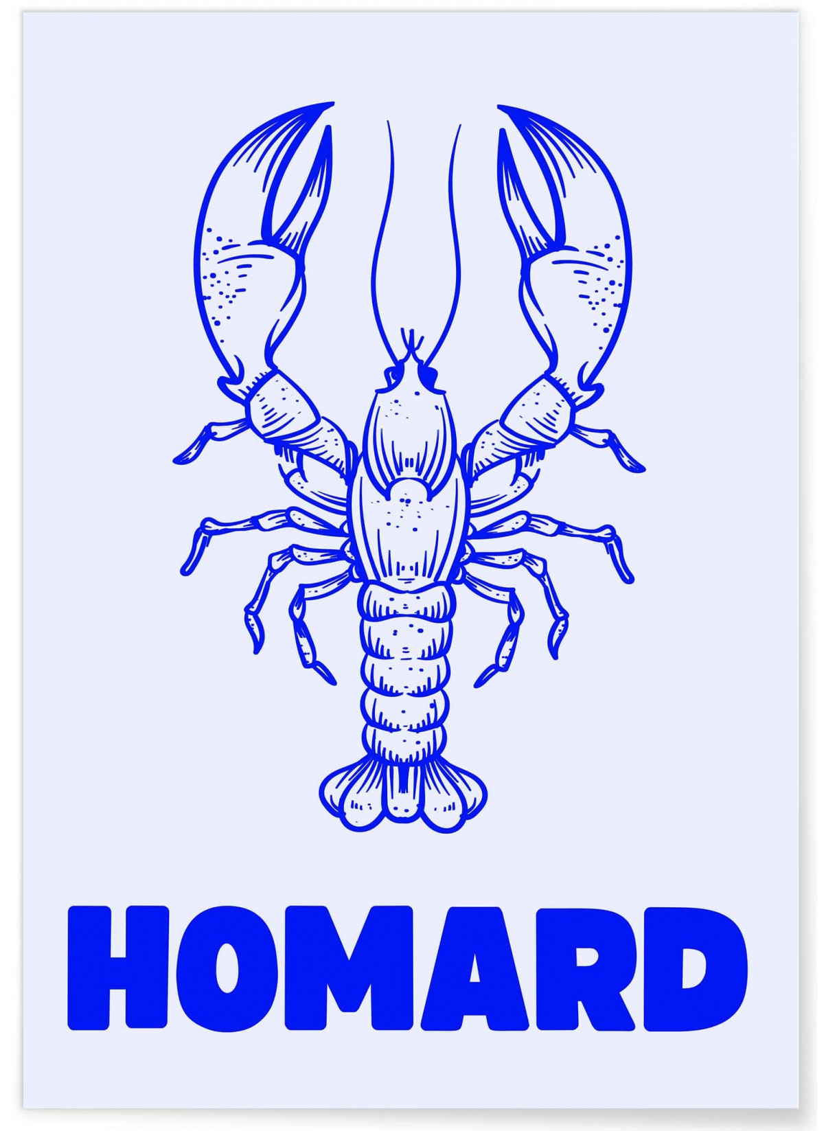 Affiche Homard