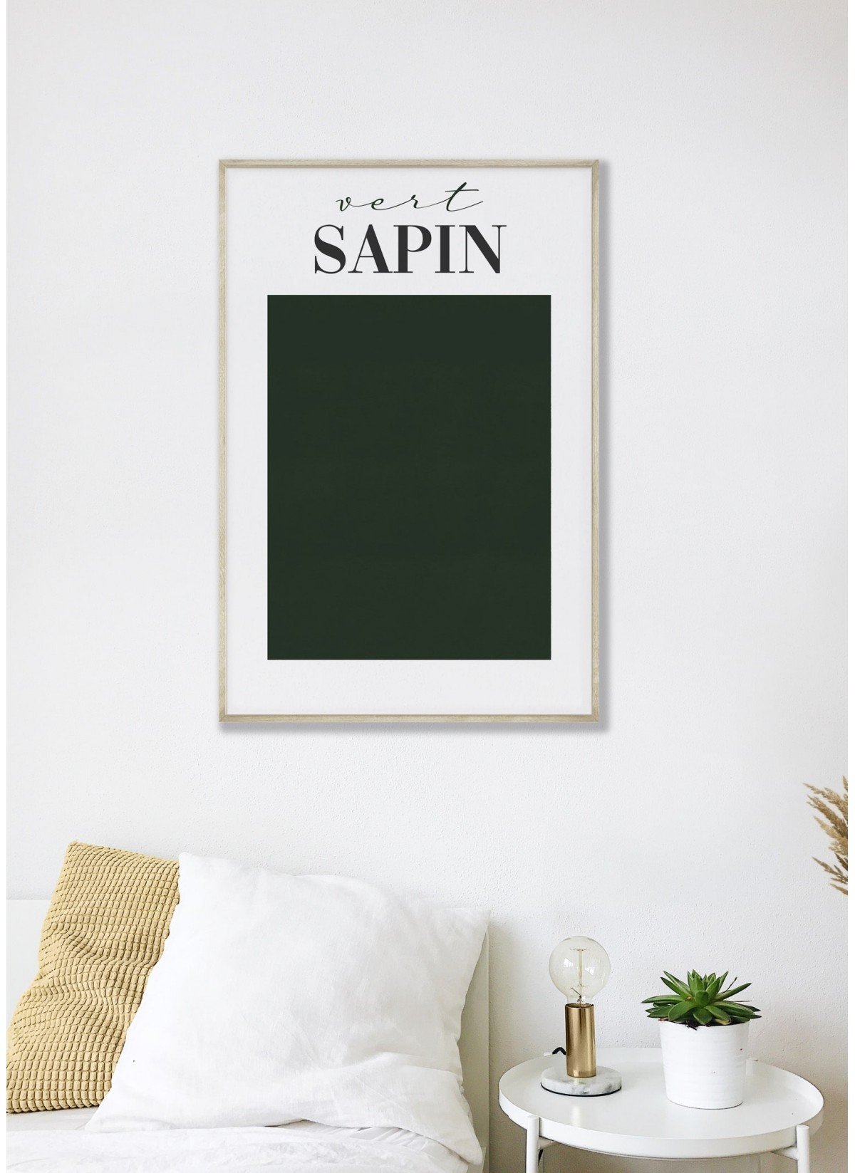 Affiche Vert Sapin