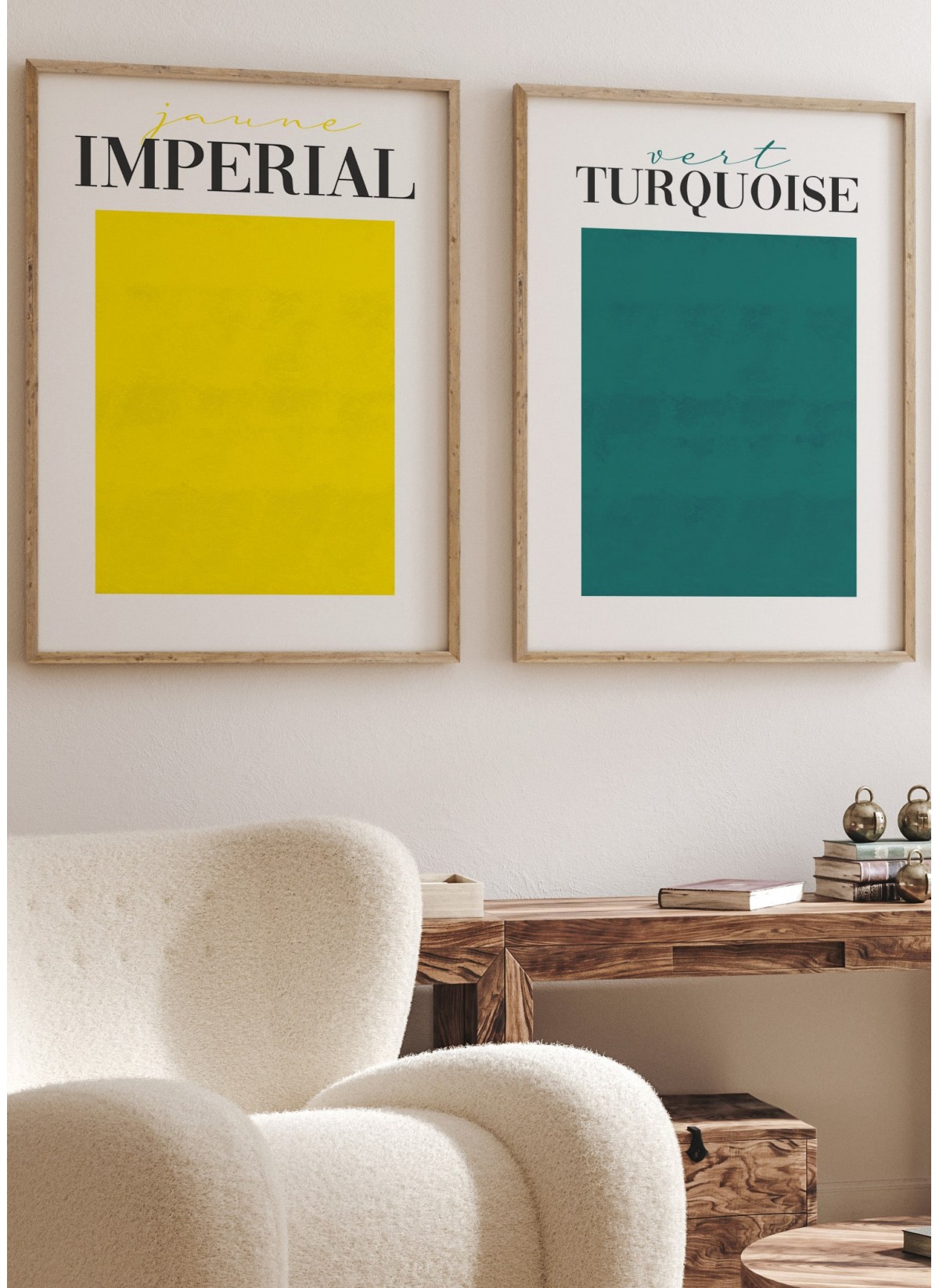 Affiche Jaune Impérial
