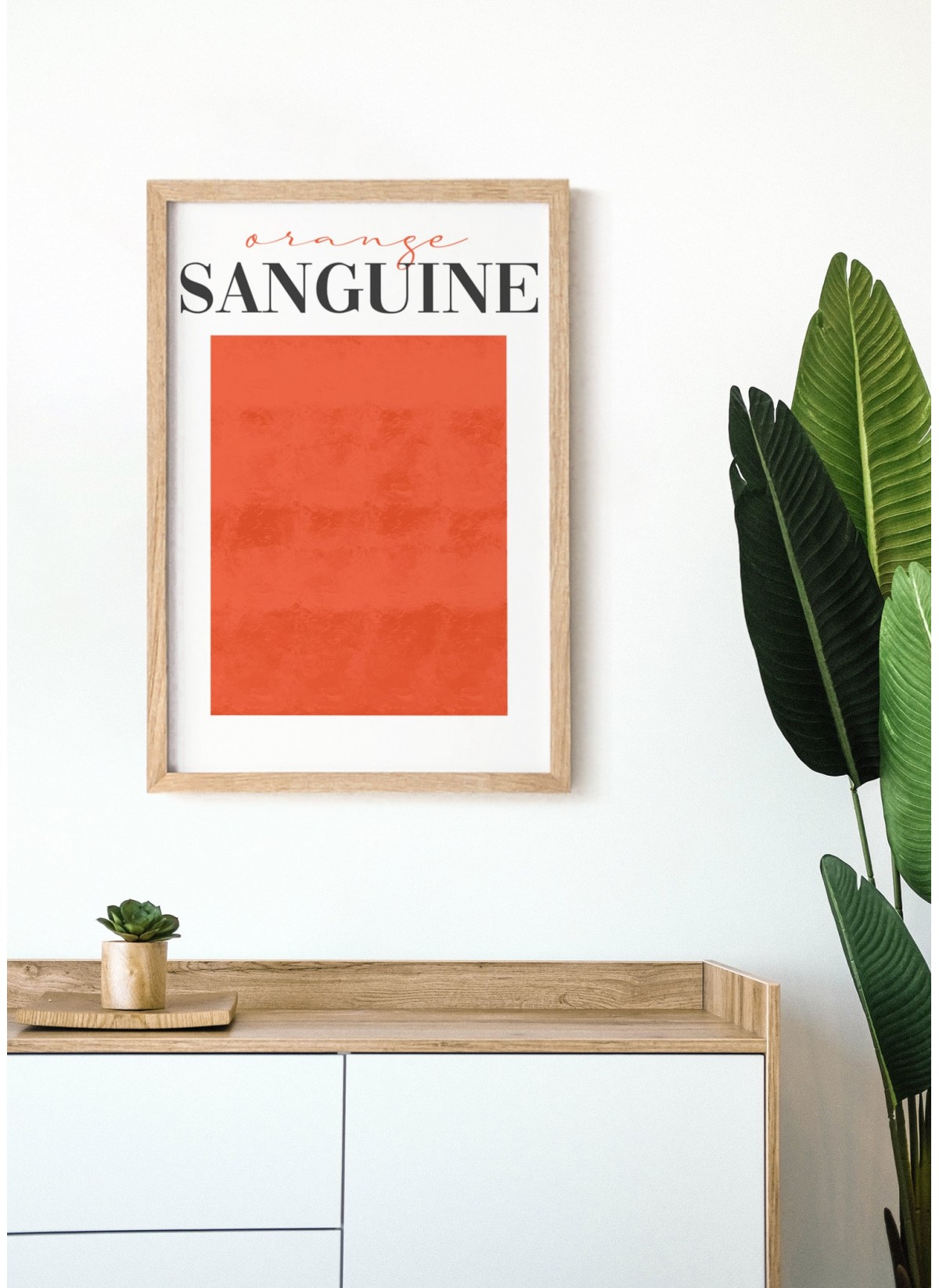 Affiche Orange Sanguine