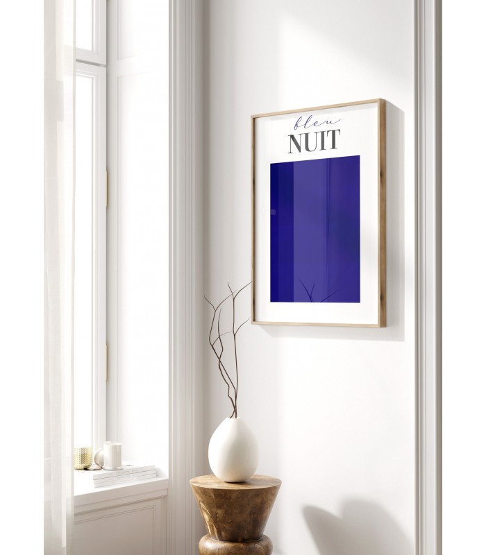 Affiche Bleu Nuit