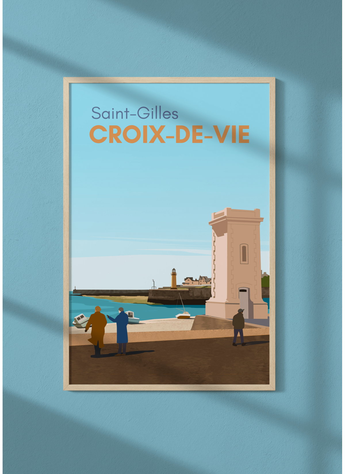 Affiche ville Saint-Gilles-Croix-de-Vie