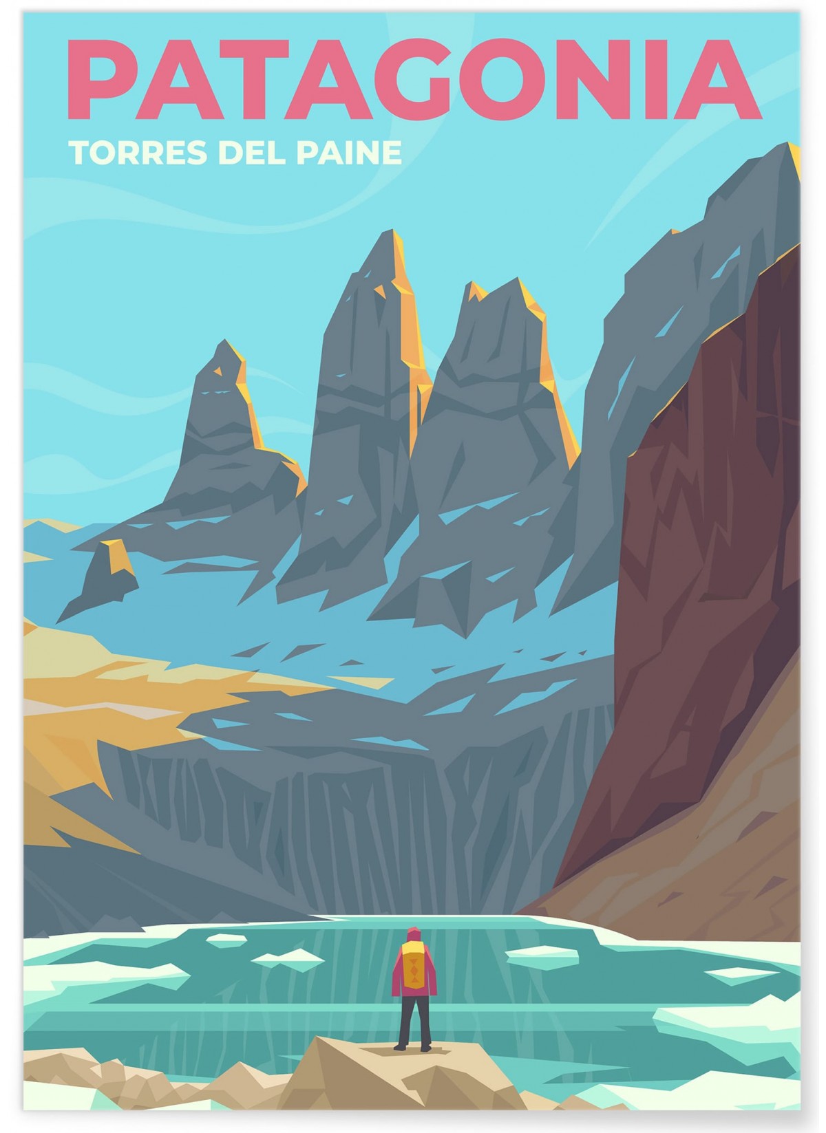 Affiche Patagonia