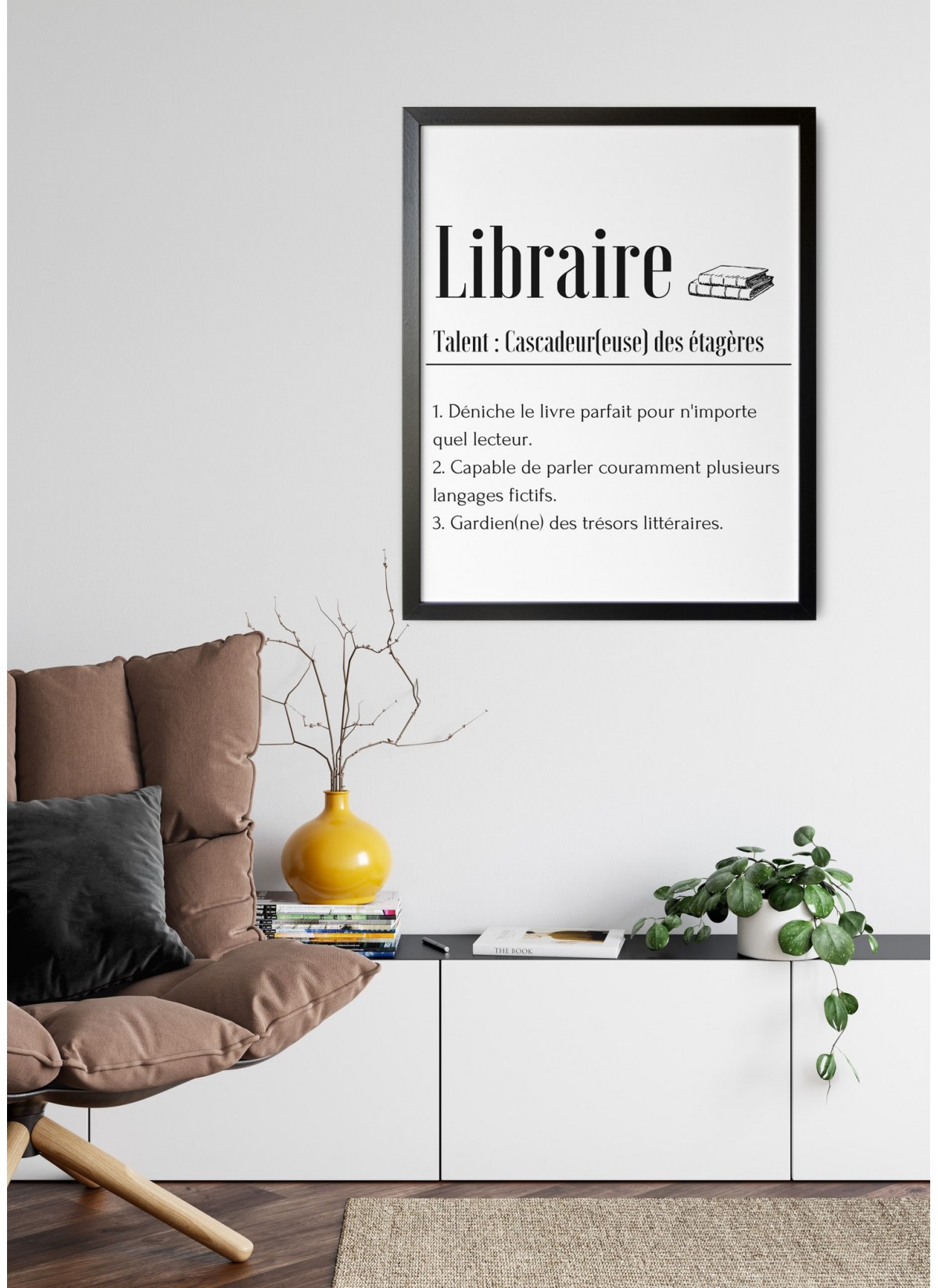 Affiche Définition Libraire
