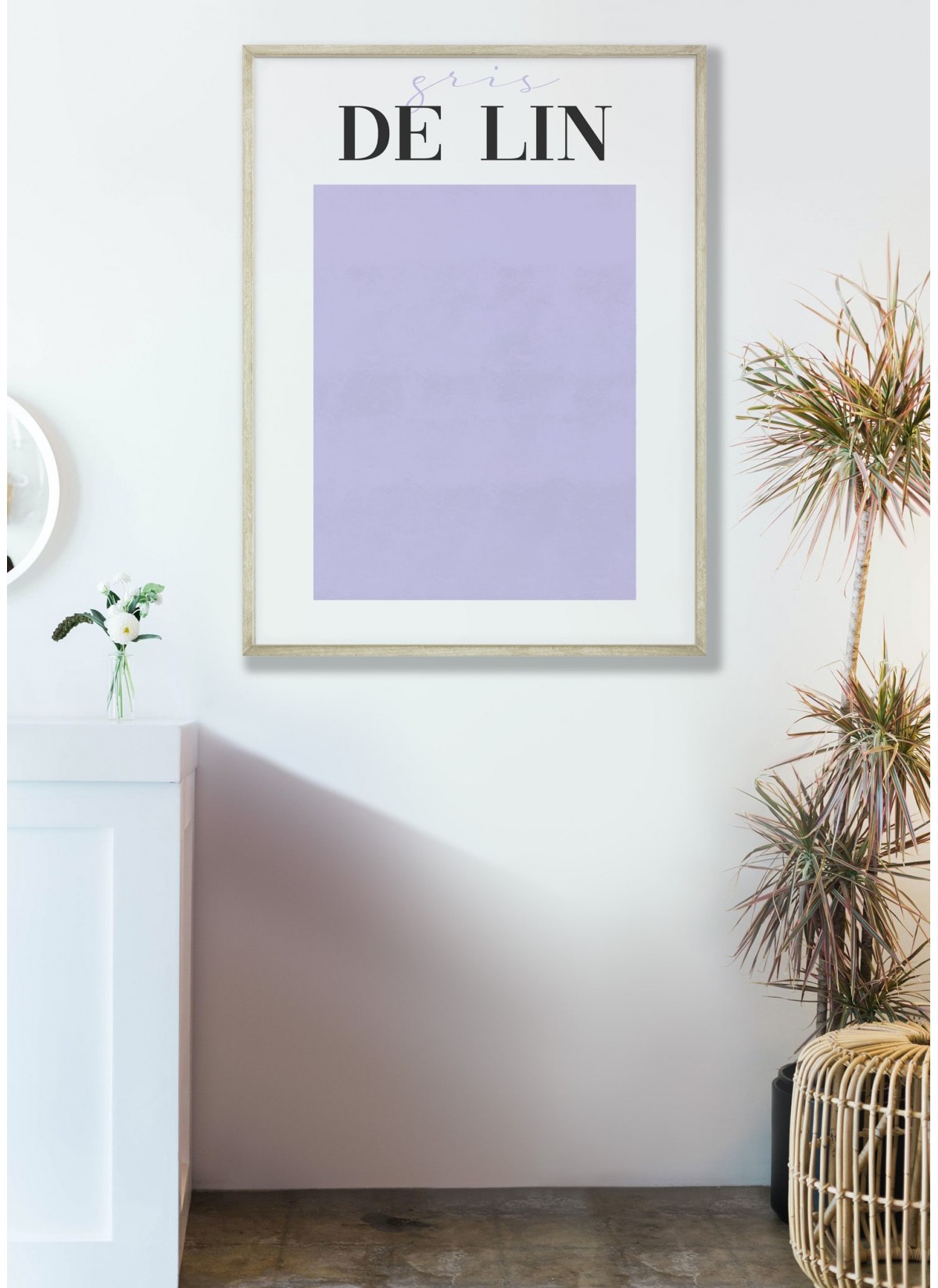 Affiche Gris de Lin