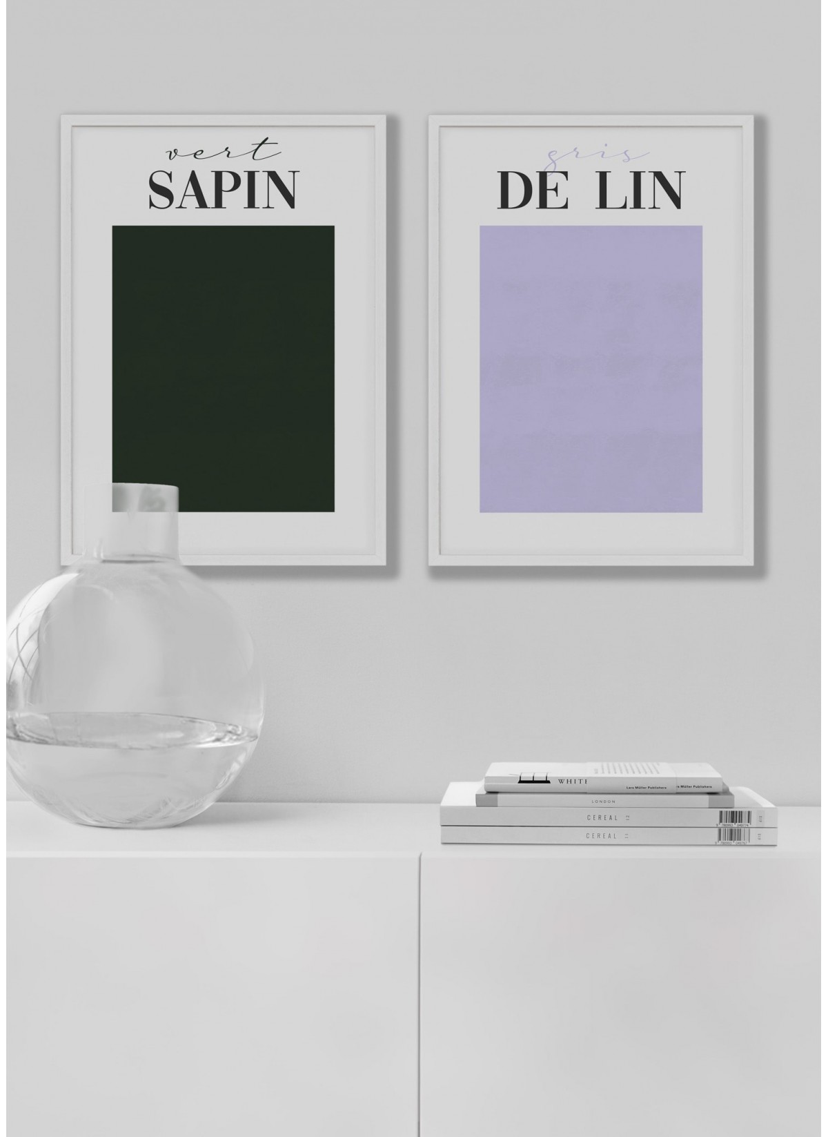 Affiche Gris de Lin