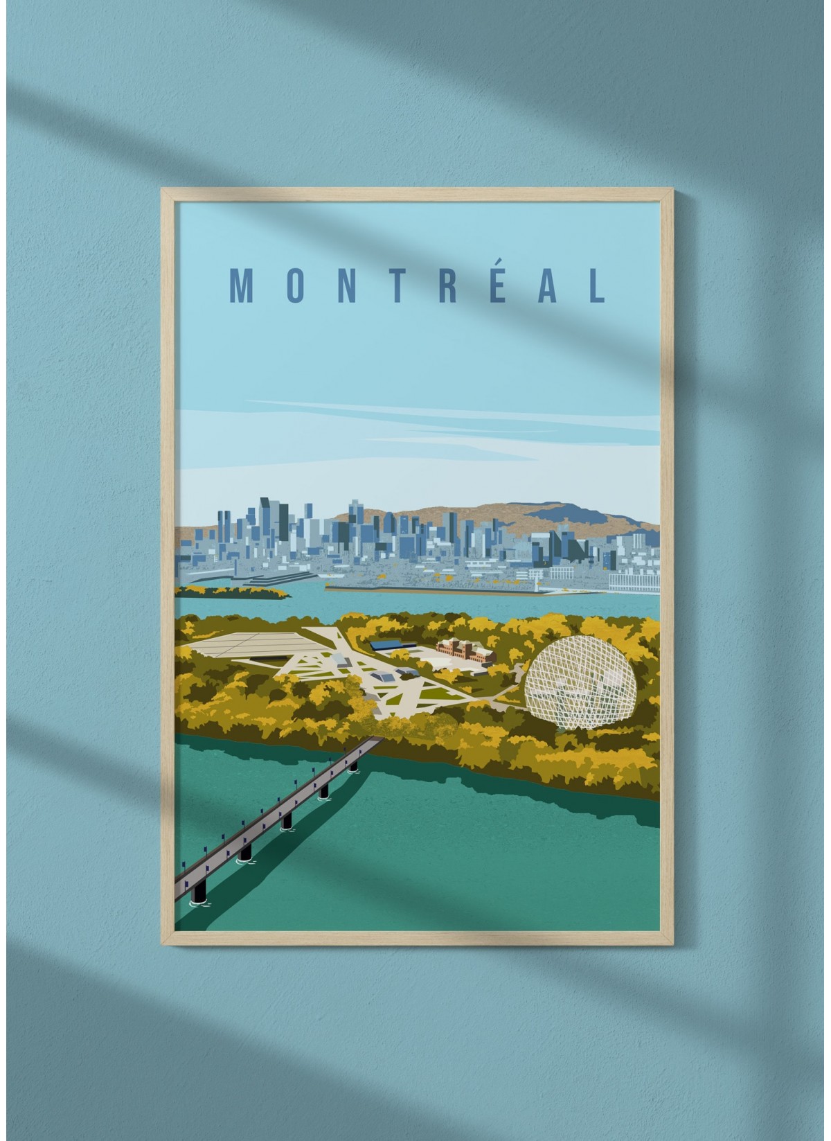 Affiche ville Montréal