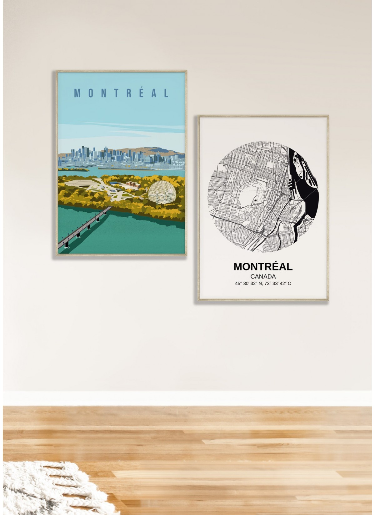 Affiche ville Montréal