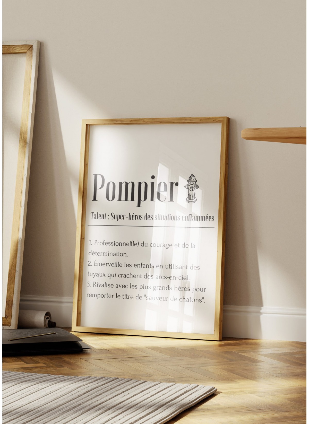 Affiche Définition Pompier 2