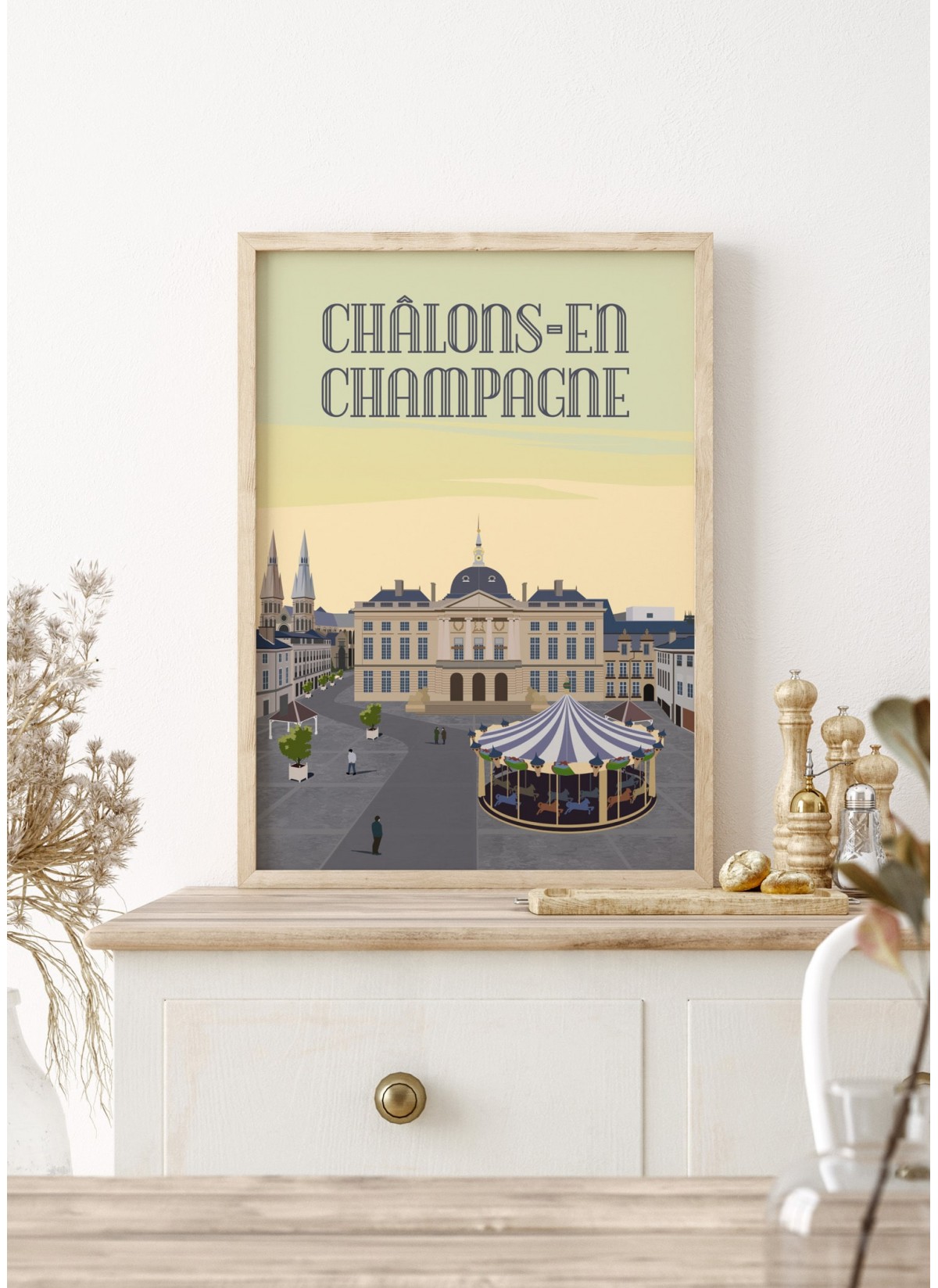 Affiche ville Châlons-en-Champagne