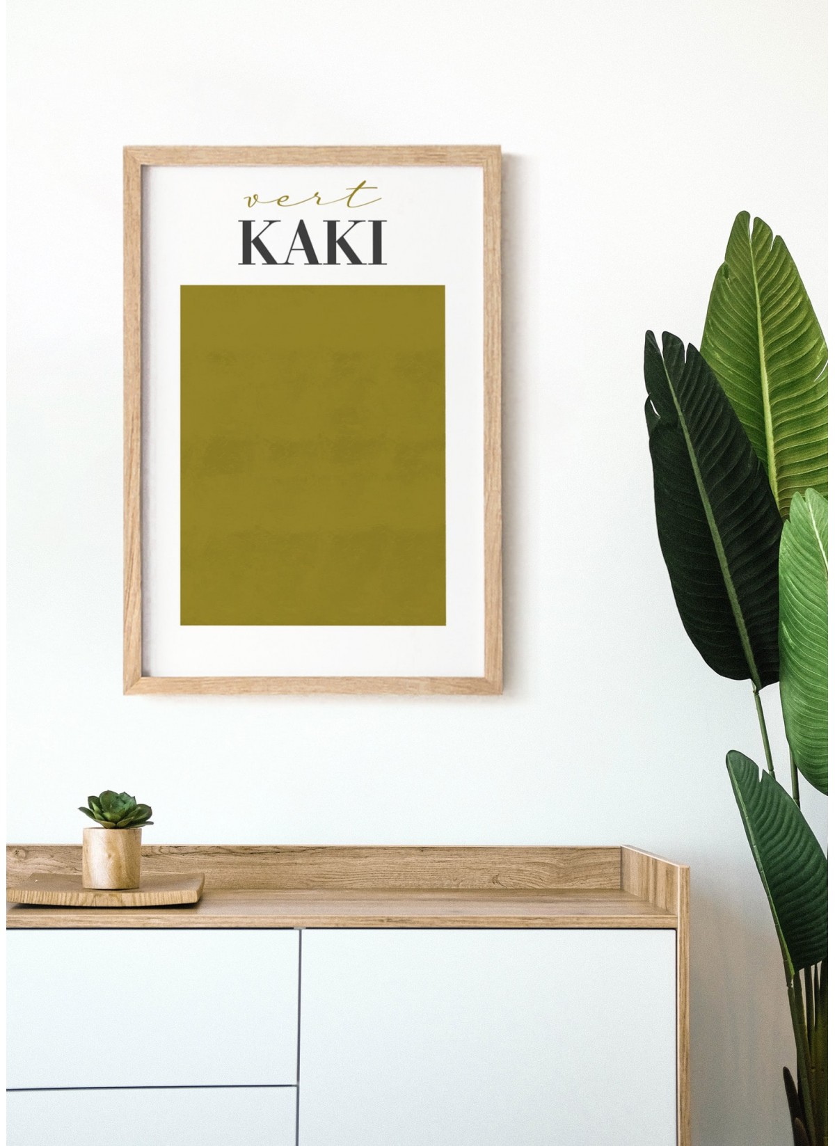 Affiche Vert Kaki