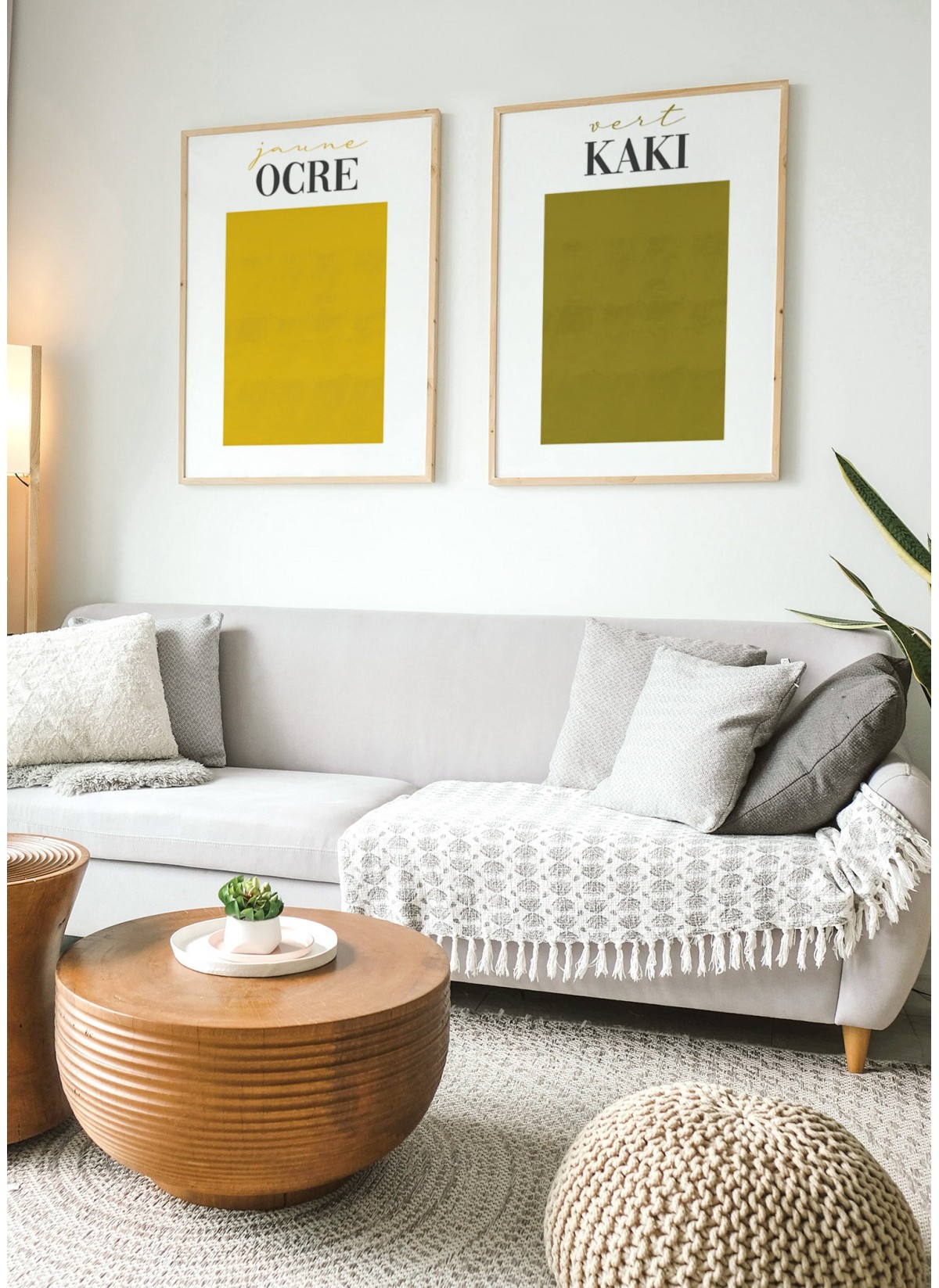 Affiche Vert Kaki
