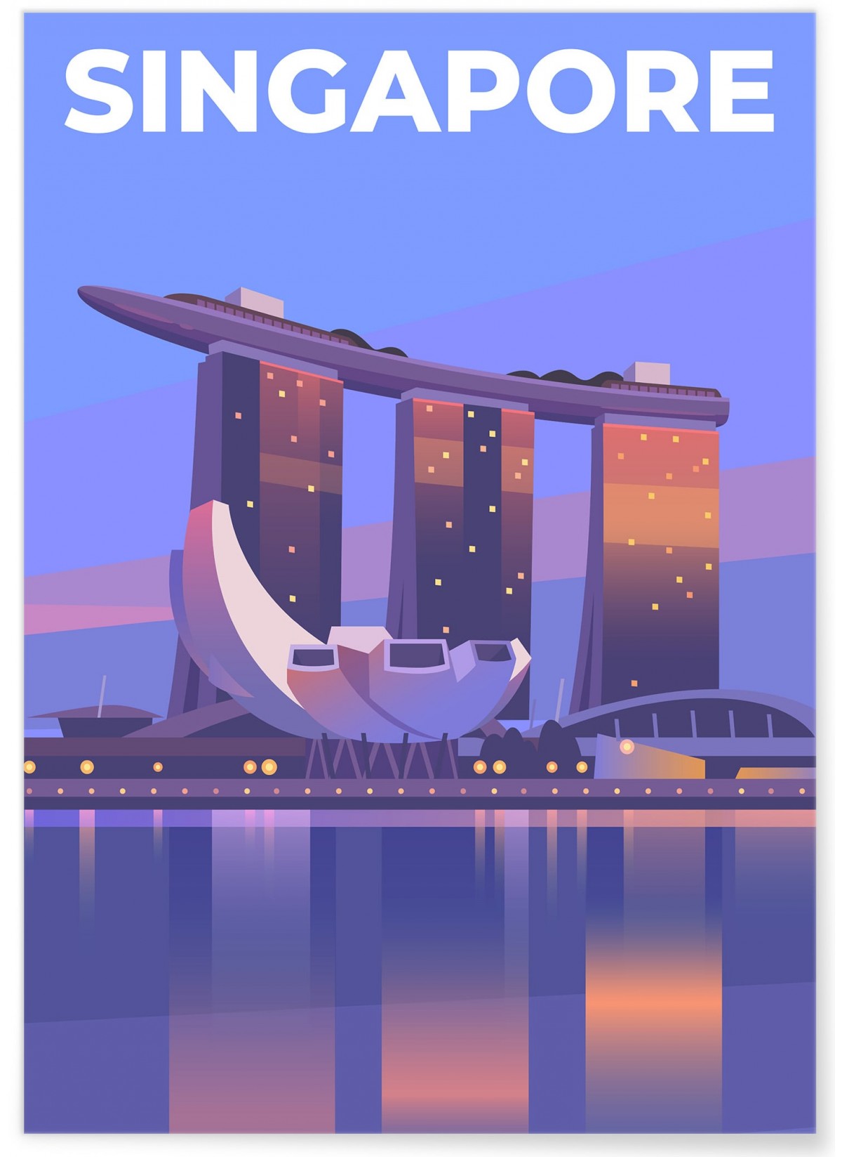 Affiche Singapour