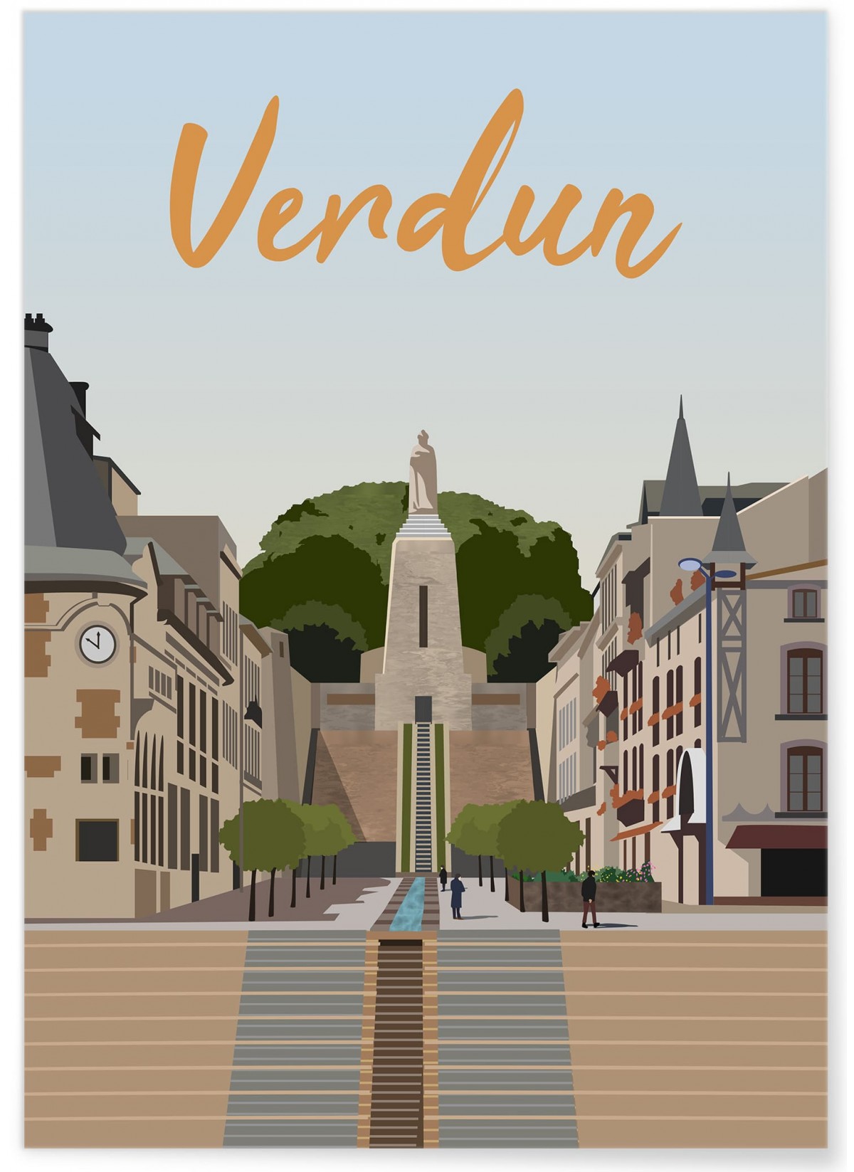 Affiche ville Verdun