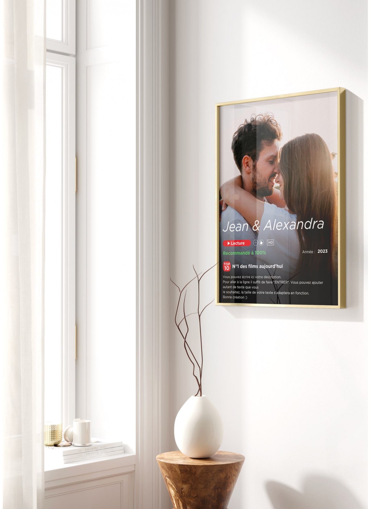Affiche Netflix personnalisable | L’AFFICHERIE