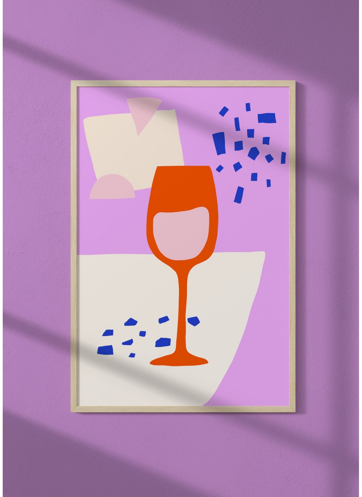 Affiche Le verre de vin