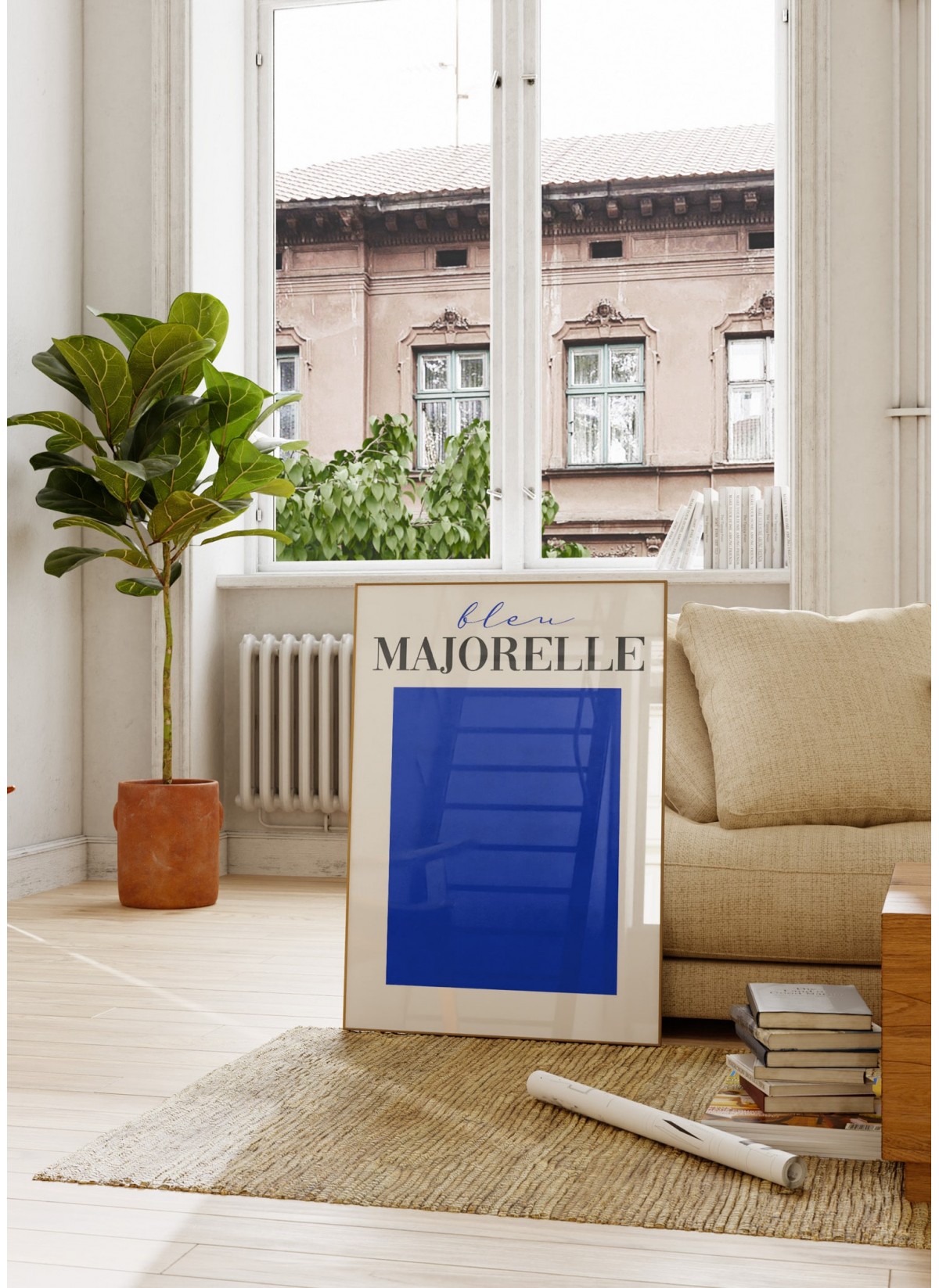 Affiche Bleu Majorelle