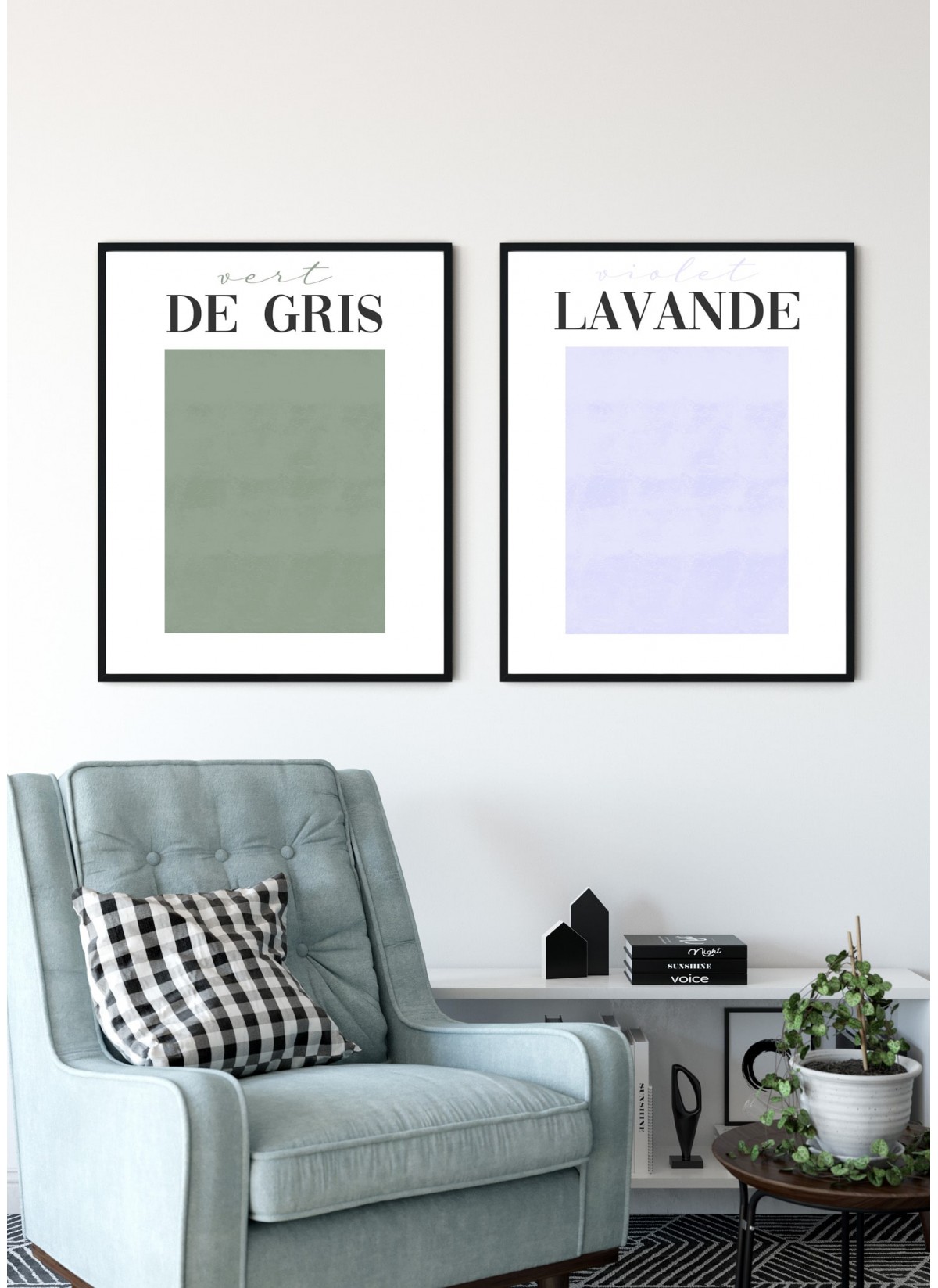 Affiche Vert de Gris