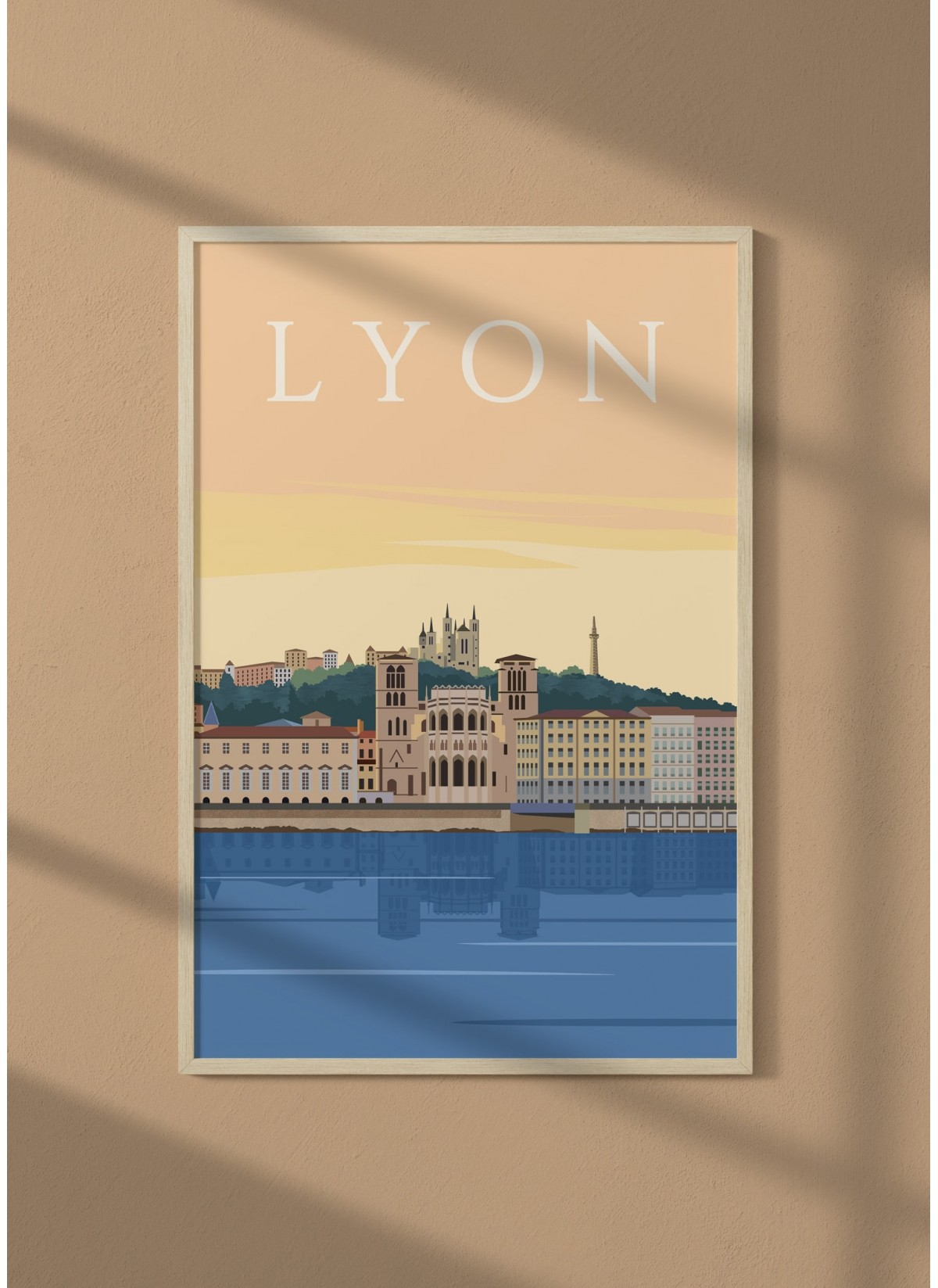 Affiche ville Lyon 4