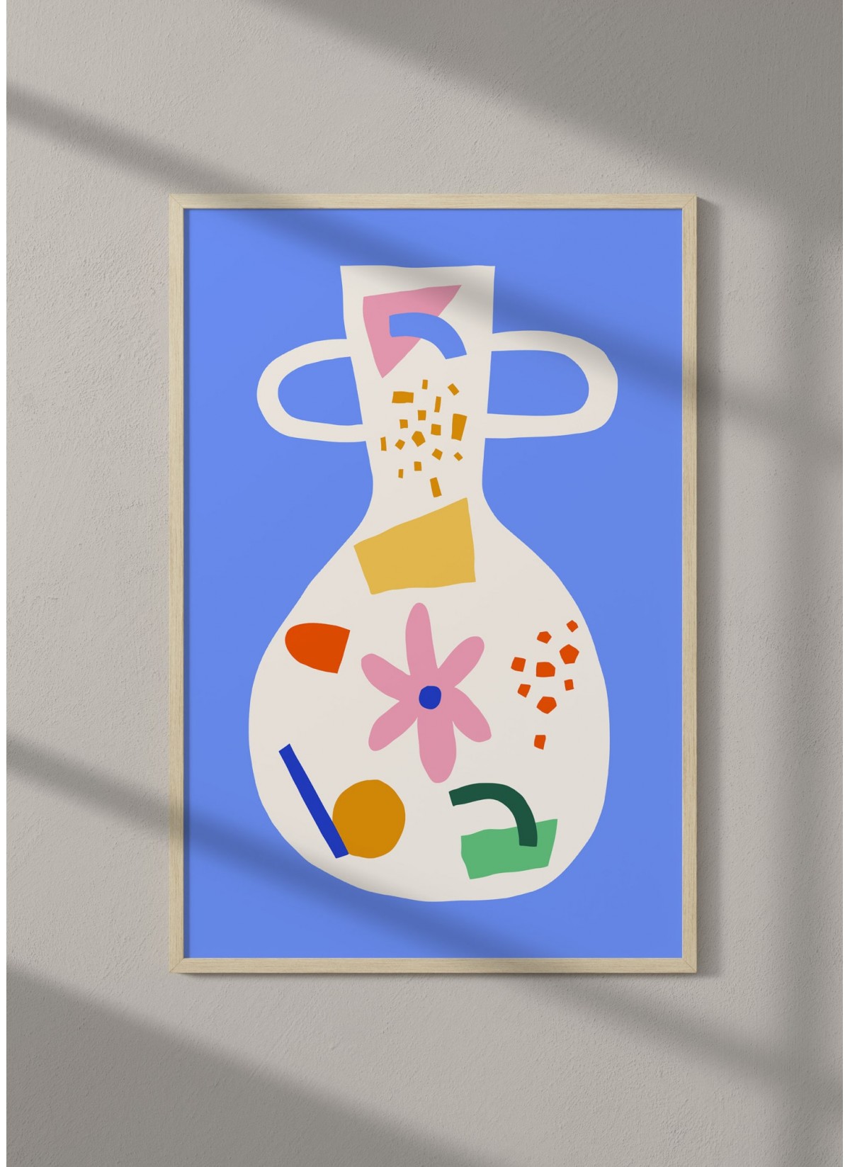 Affiche Le vase de couleurs