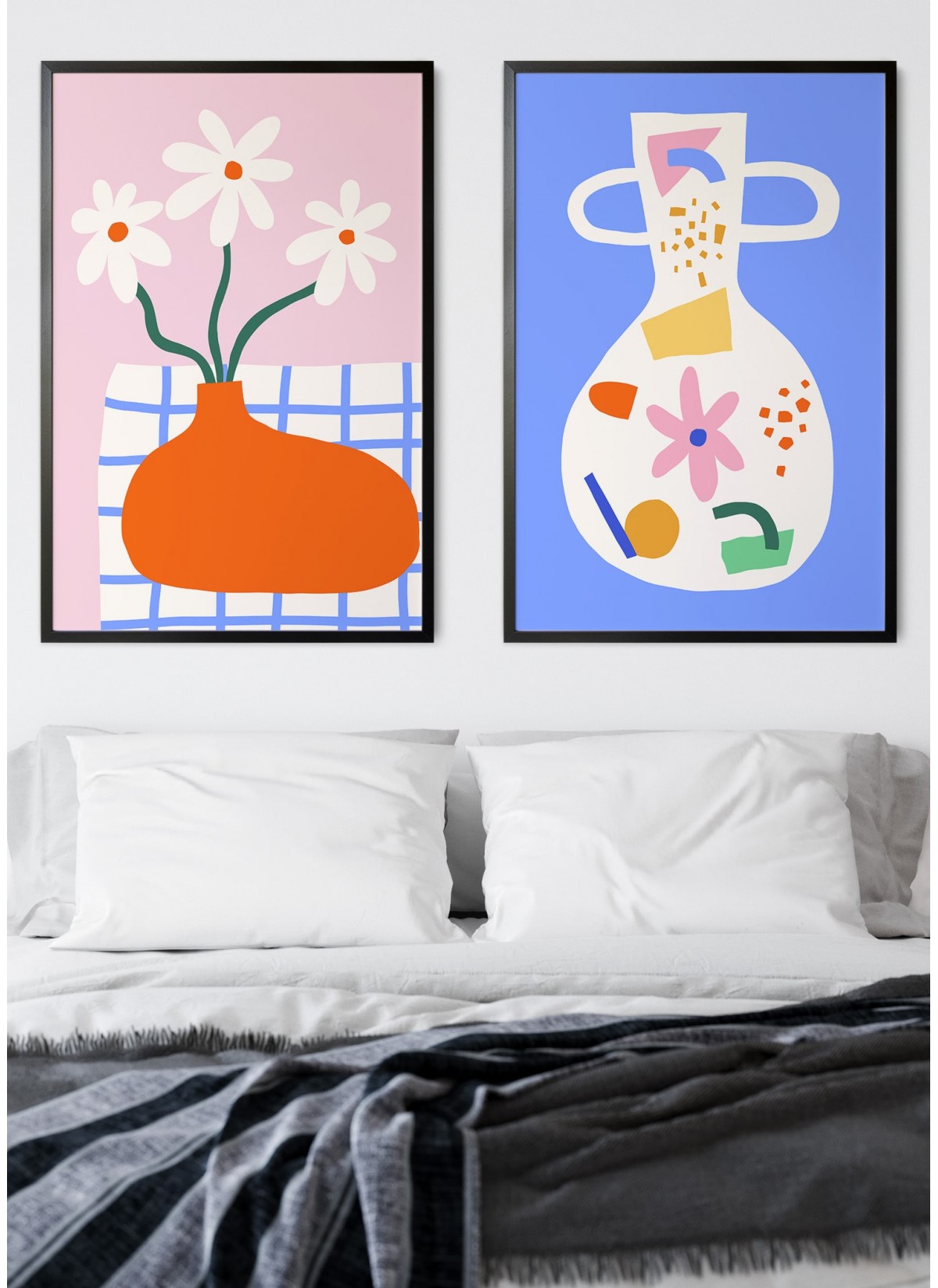 Affiche Le vase de couleurs