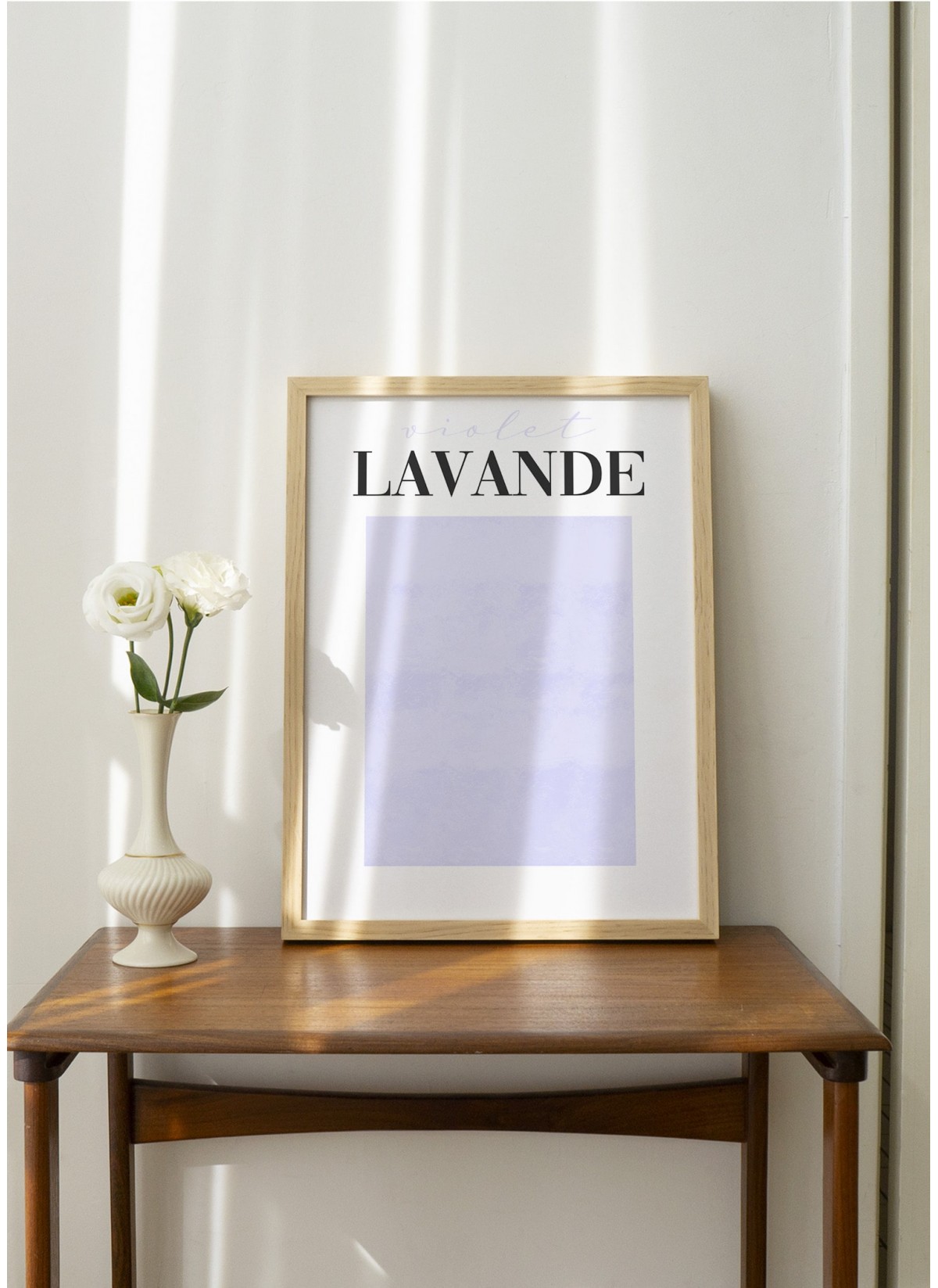 Affiche Violet Lavande