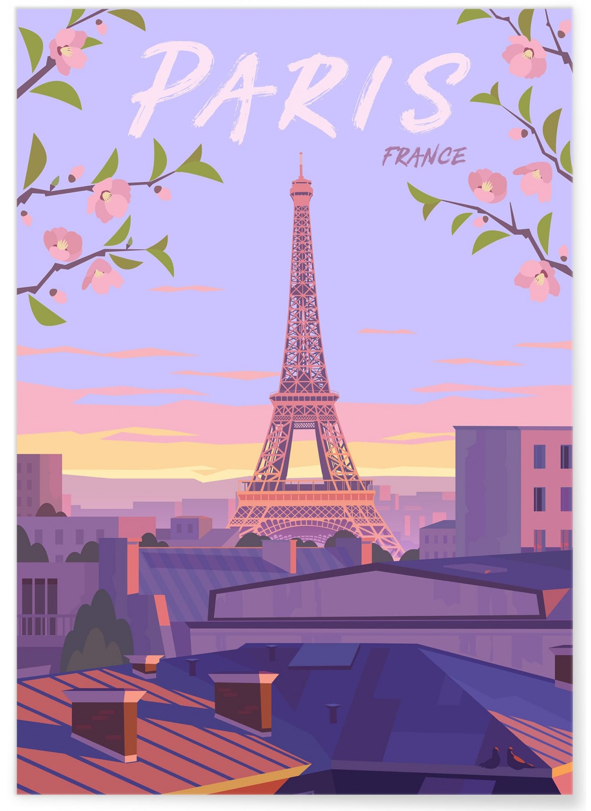 Affiche ville Paris 4