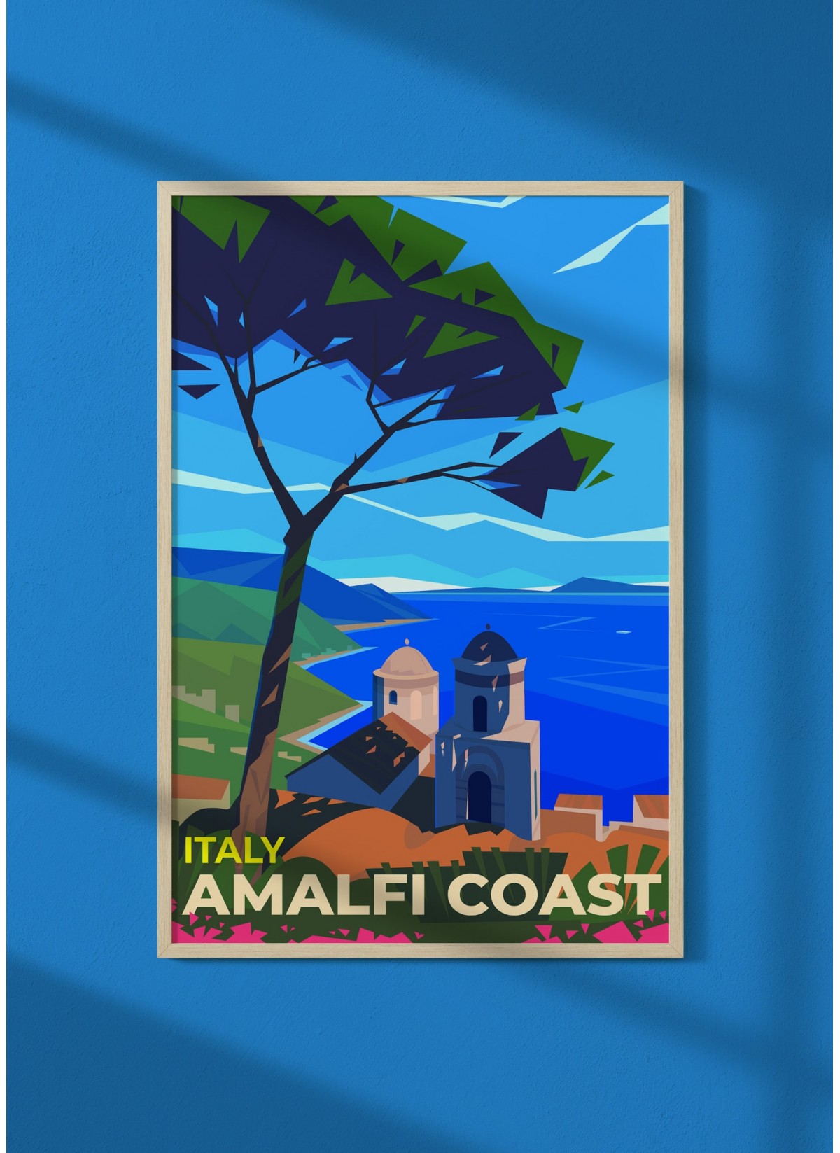 Affiche Italie - Côte Amalfitaine