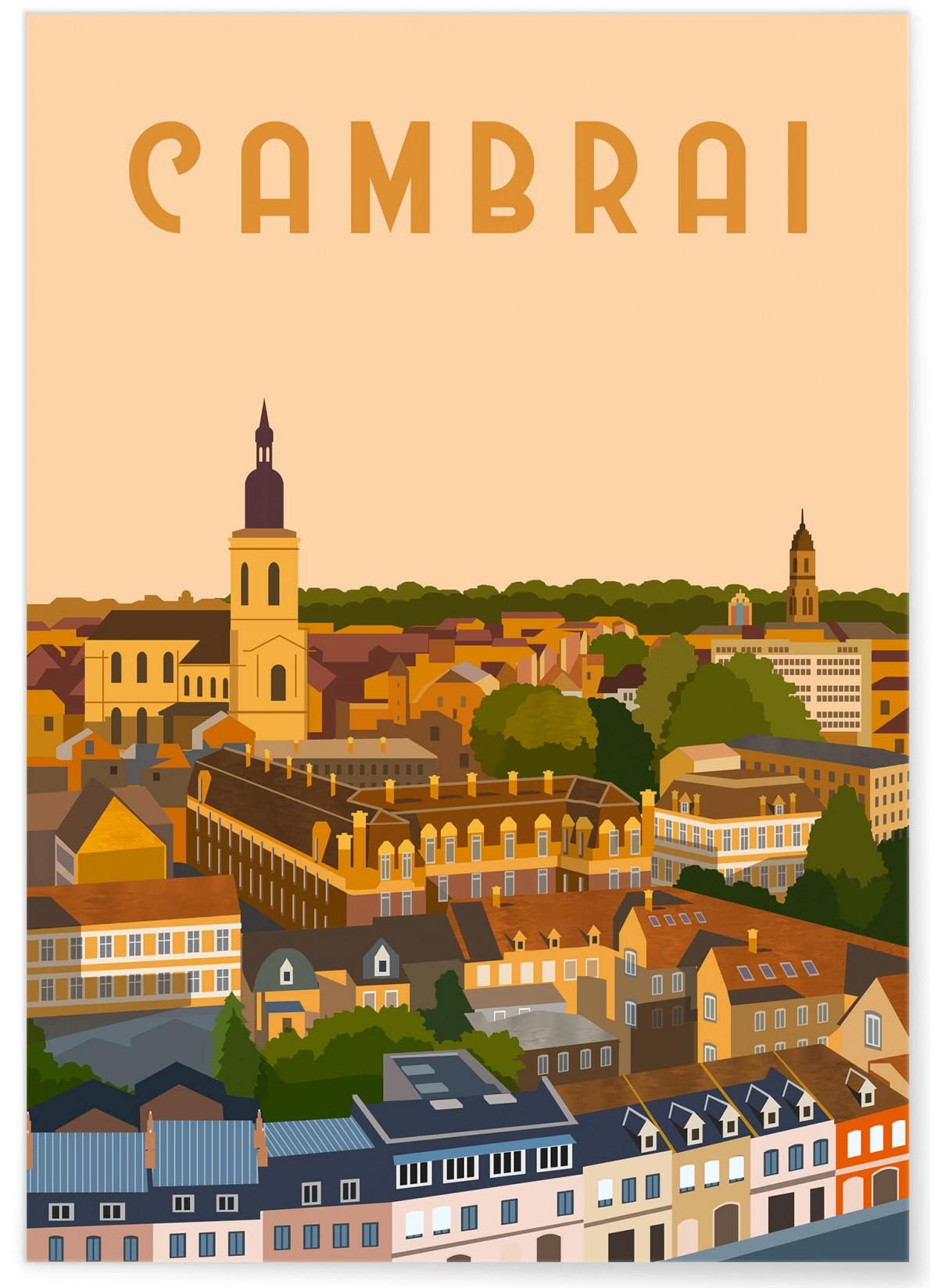 Affiche ville Cambrai