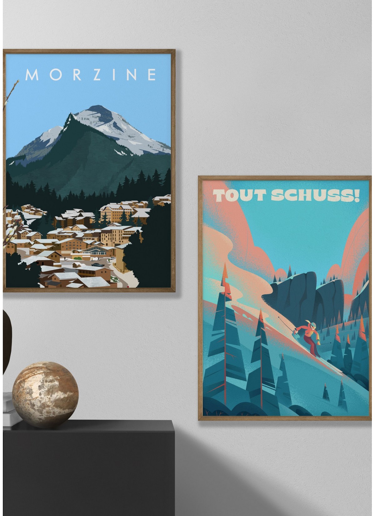 Affiche ville Morzine